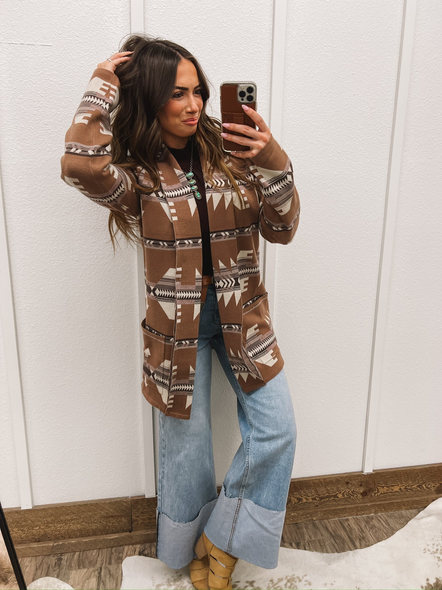 Out On The Ranch Cardigan Tops - Sweaters