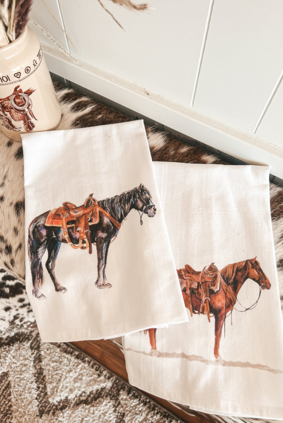 Western Tea Towel (the horses)