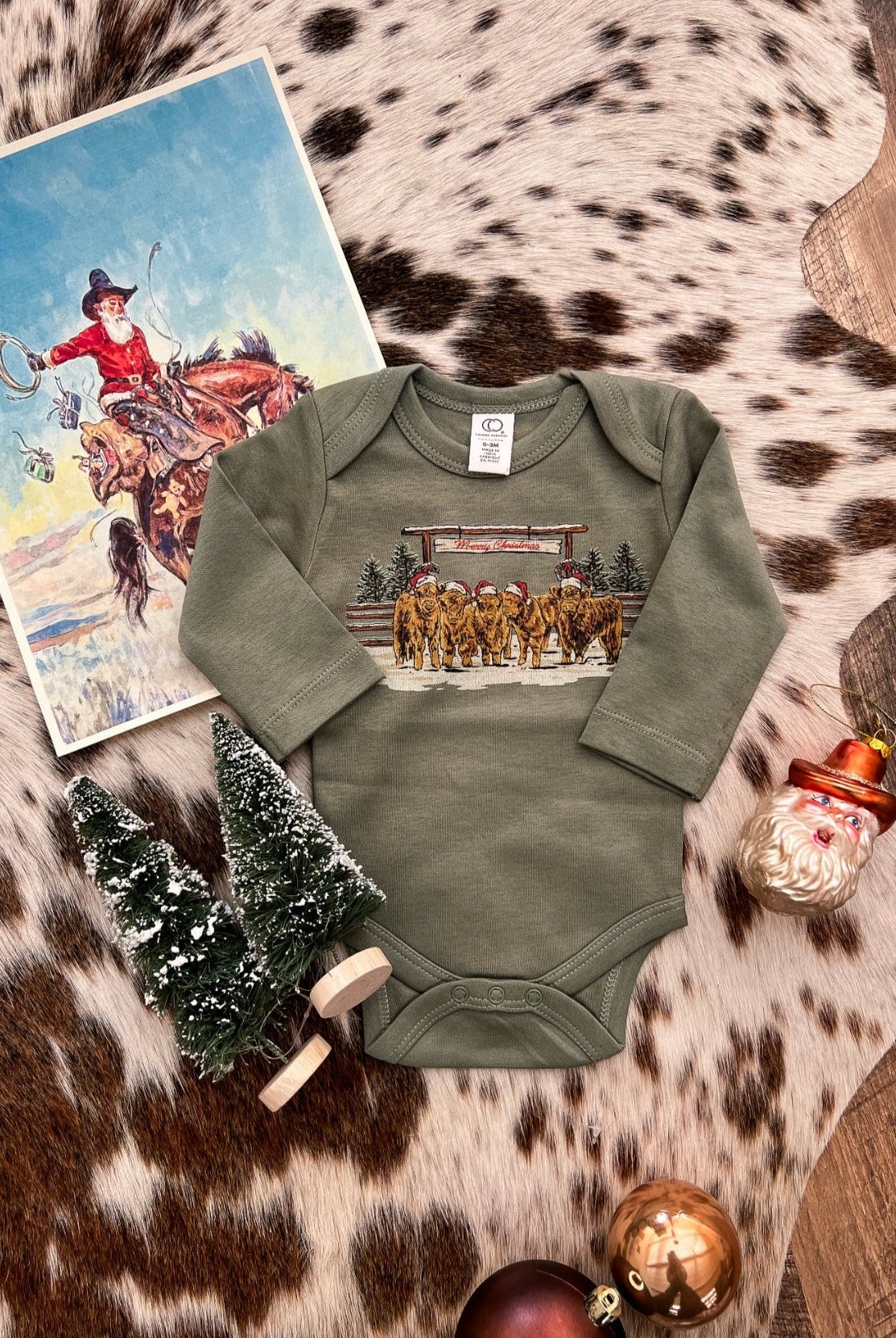 Highland Christmas 2.0 Design (Onesie/Youth Tee)