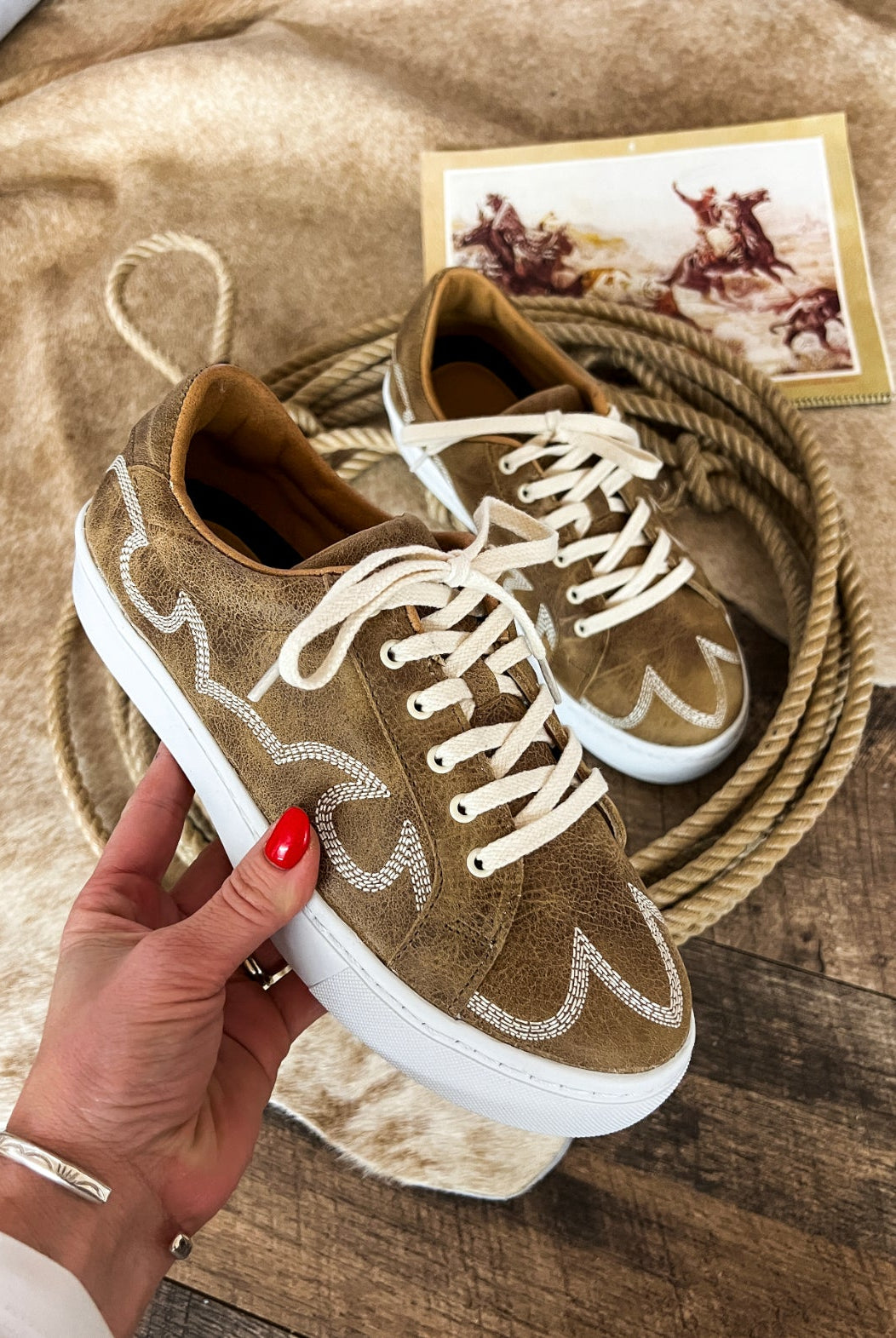 Western Skye Sneaker(Tan)