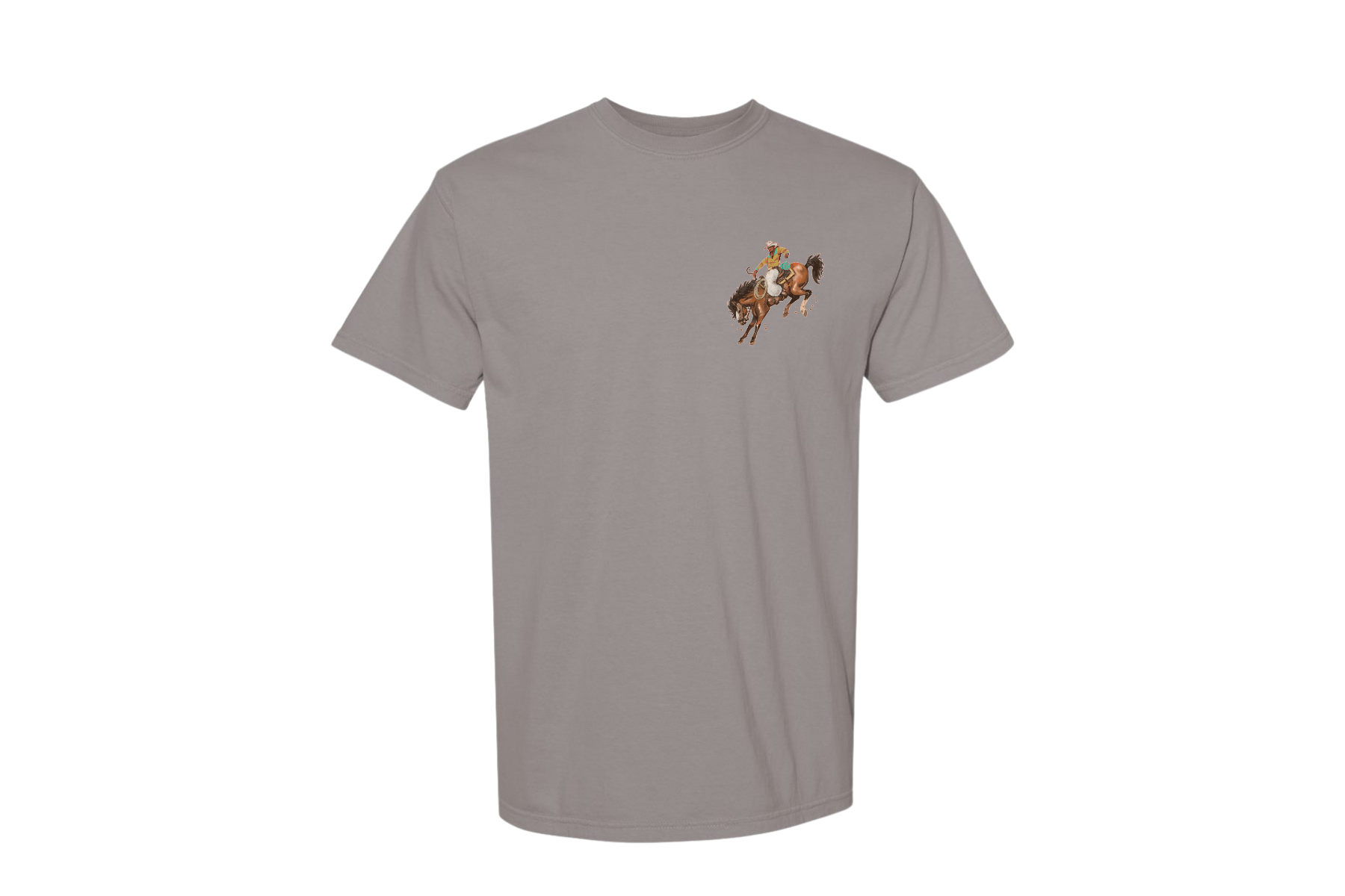 ’Consider It Pure Joy’ Bronc Rider Tee- James 1:2 (Grey)