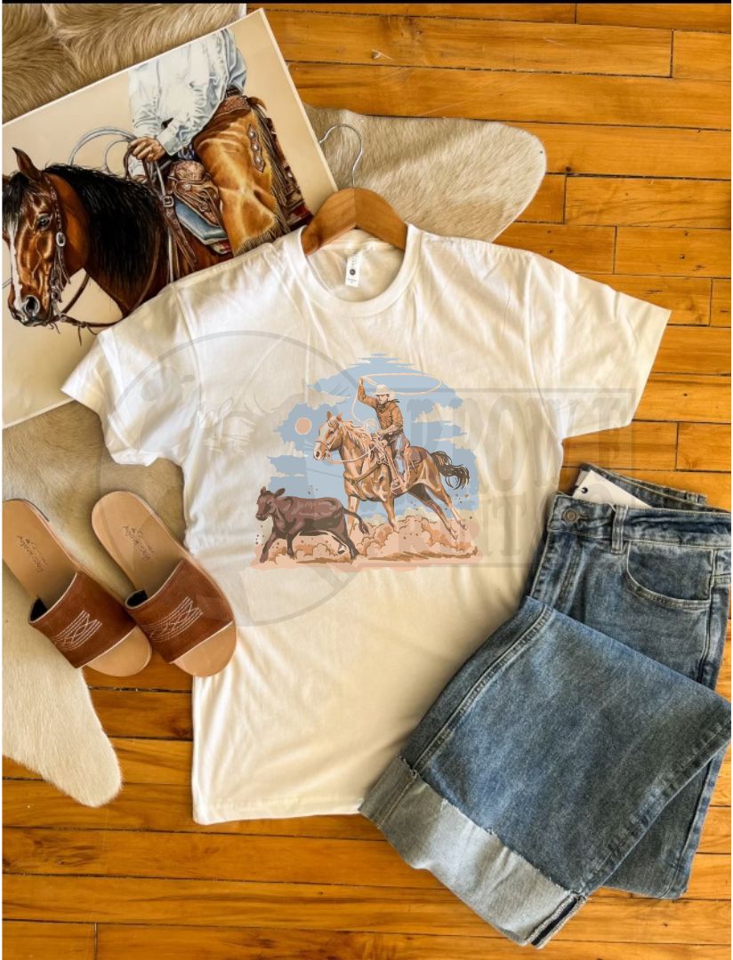 The Calf Roper Tee