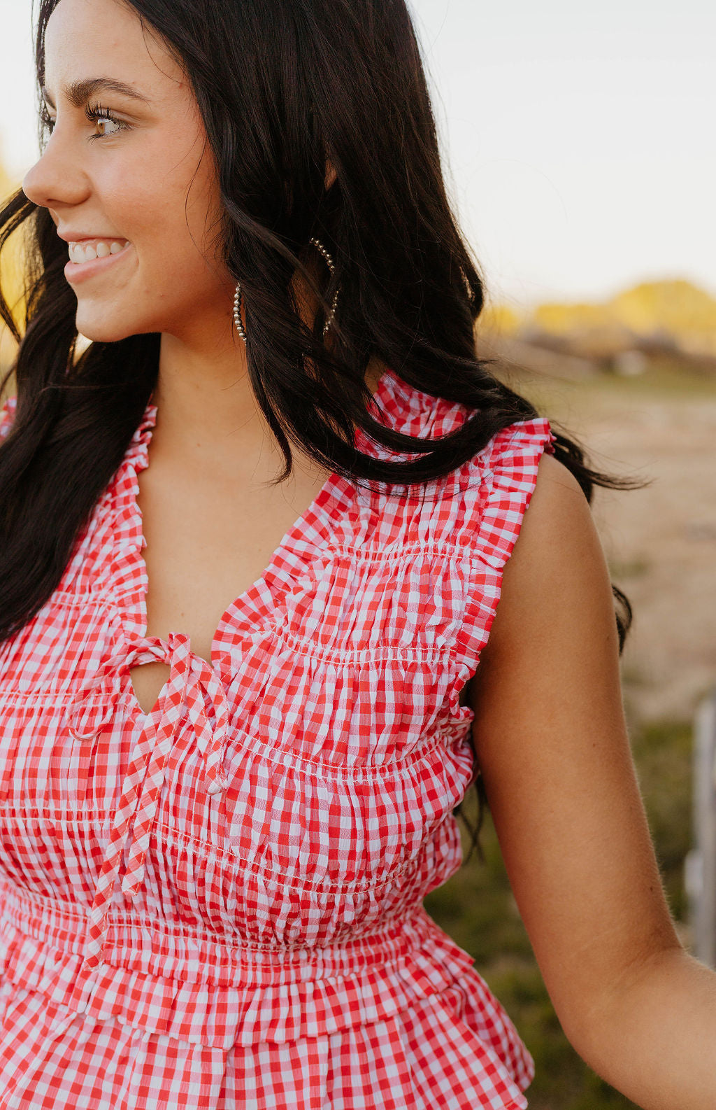 Lady Freedom Ruffle Top