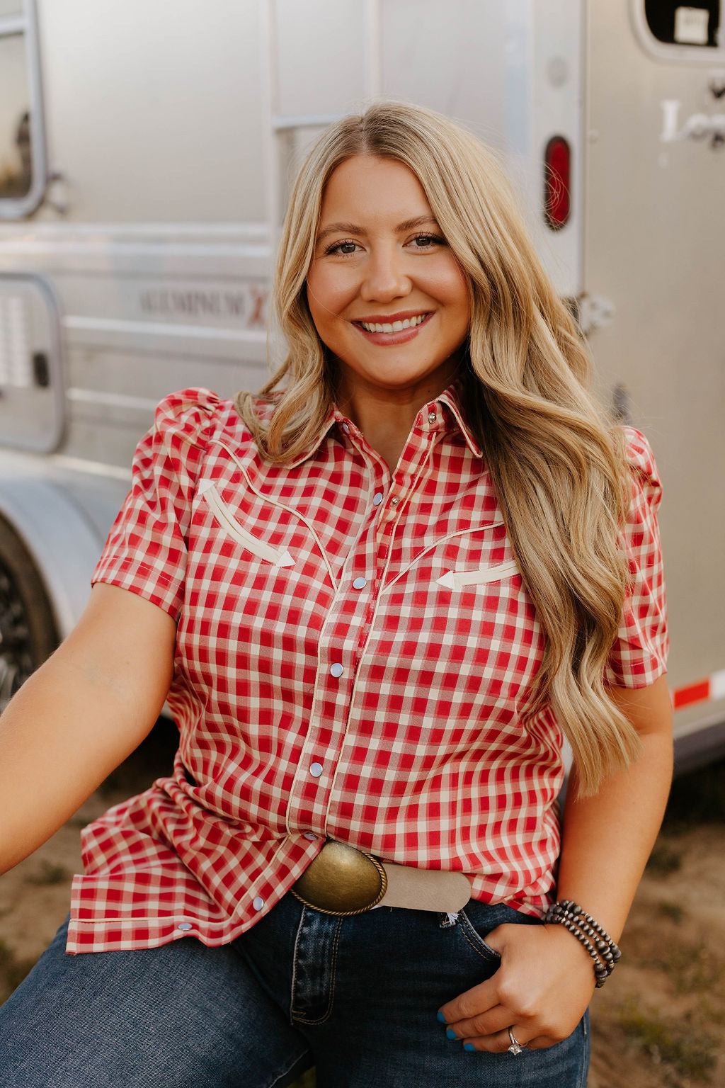 Firecracker Cowgirl Pearl Snap