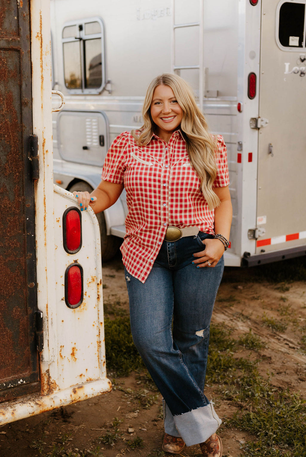 Firecracker Cowgirl Pearl Snap