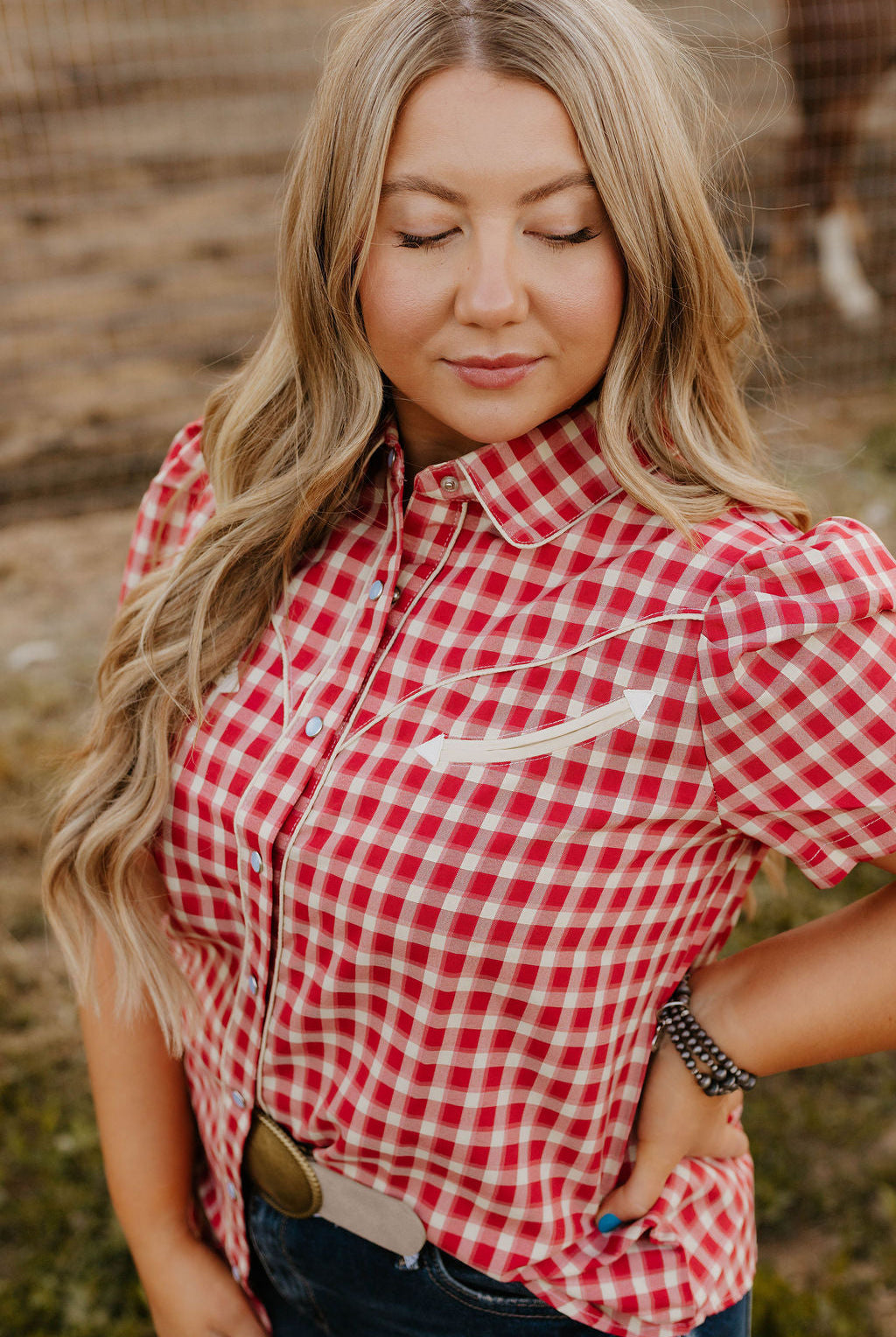 Firecracker Cowgirl Pearl Snap