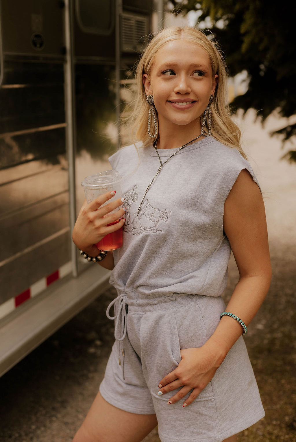 PRE ORDER - Cody Roper Embroidered Romper