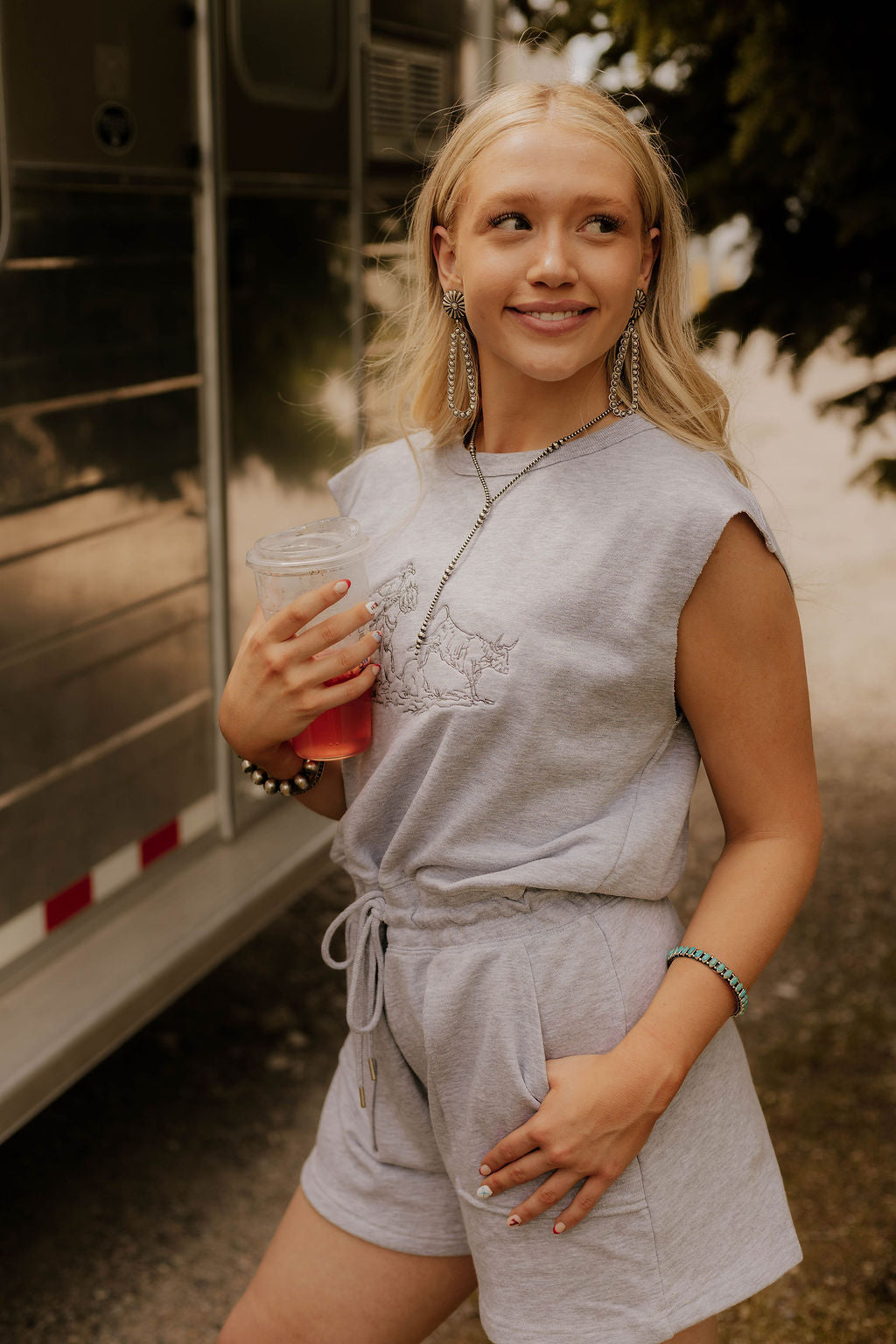PRE ORDER - Cody Roper Embroidered Romper