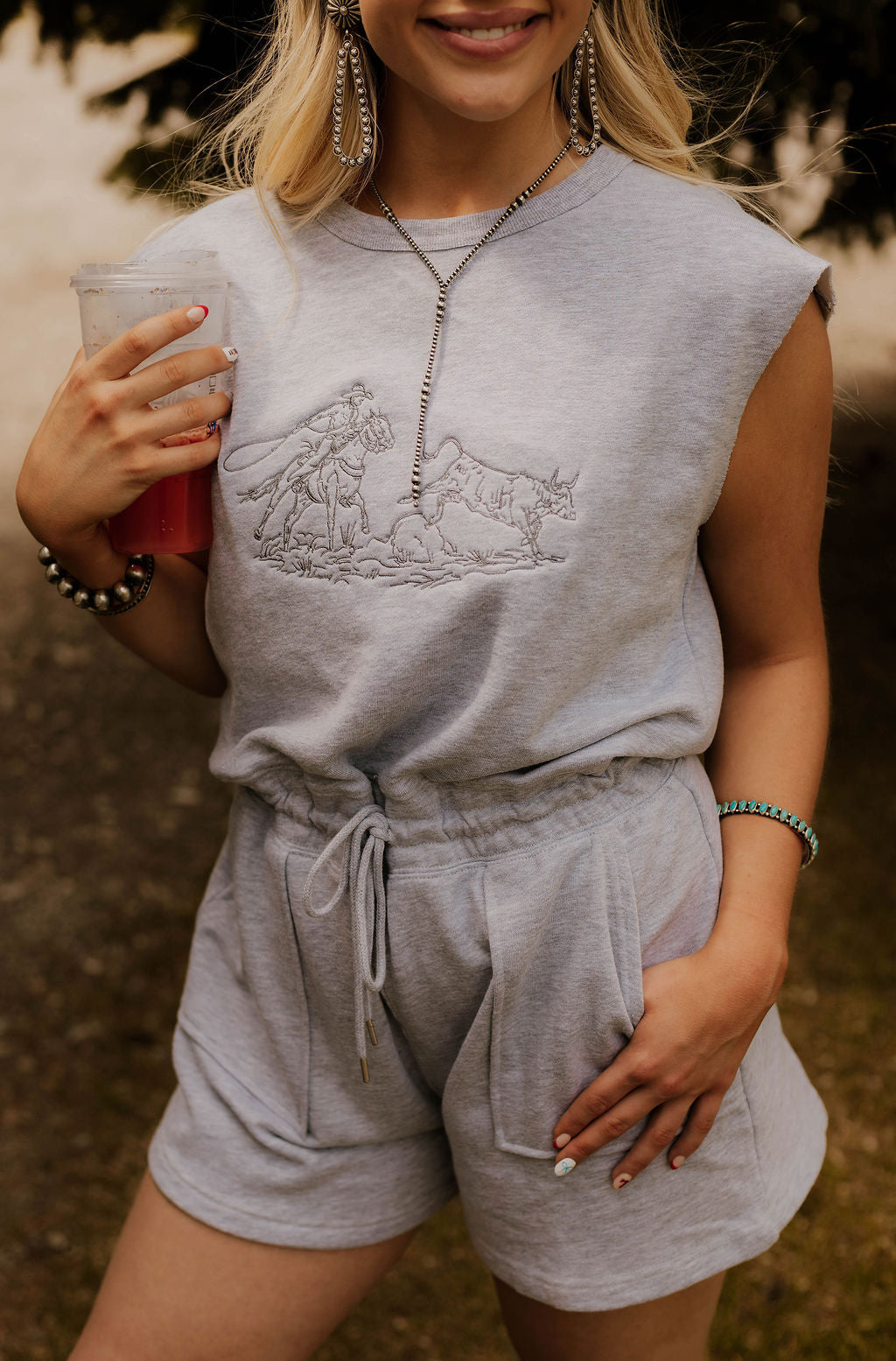 PRE ORDER - Cody Roper Embroidered Romper