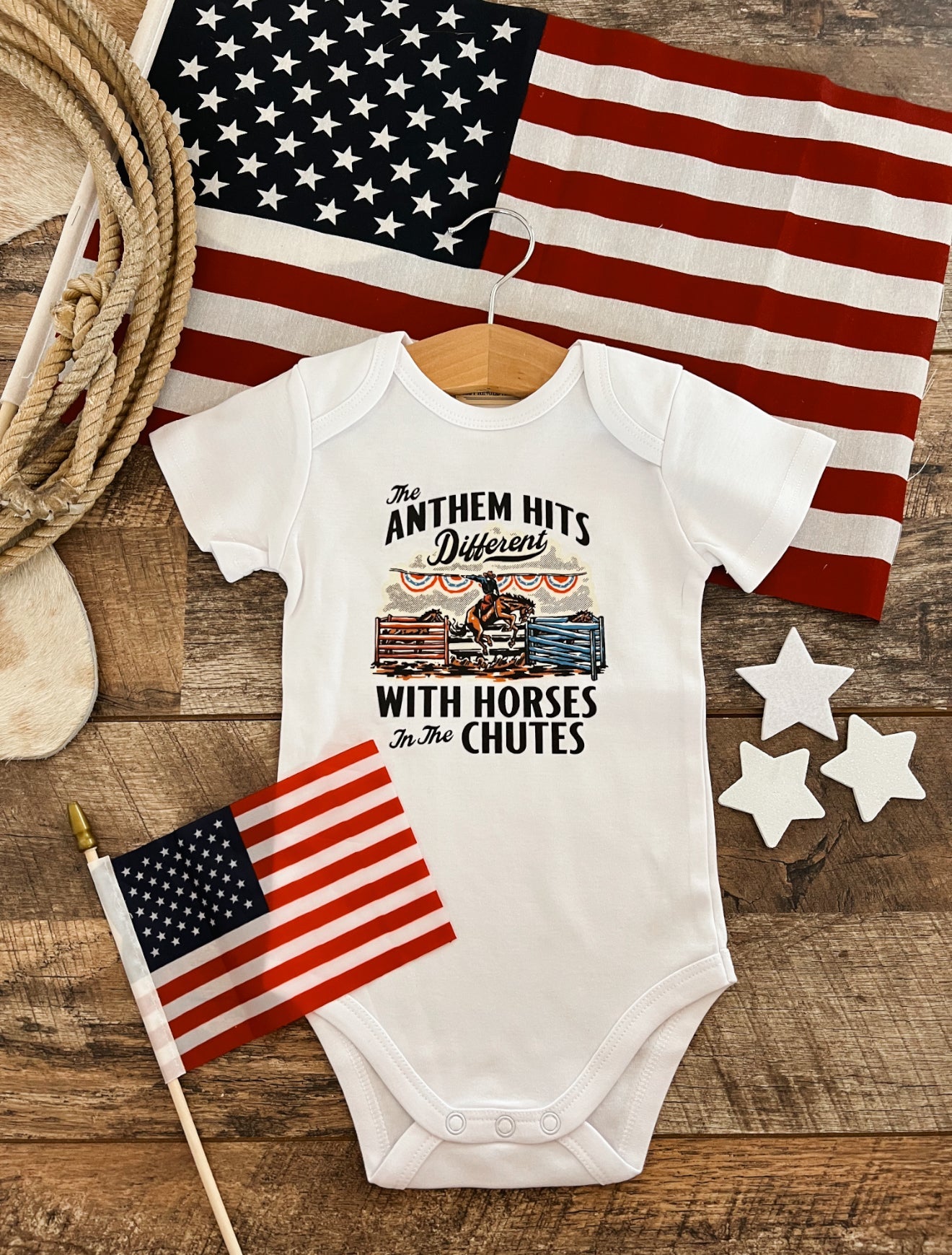The Anthem Hits Different – Infant(onesie) Toddler/Youth(tee)