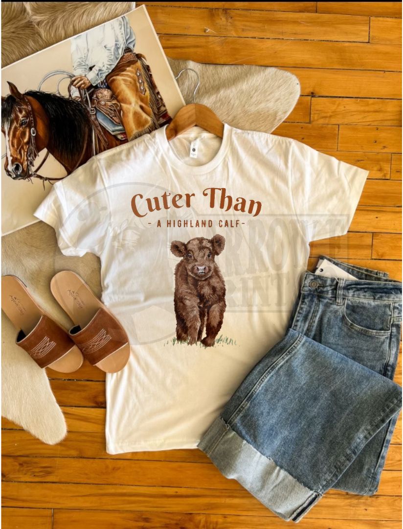 Cuter Than a Highland Tee