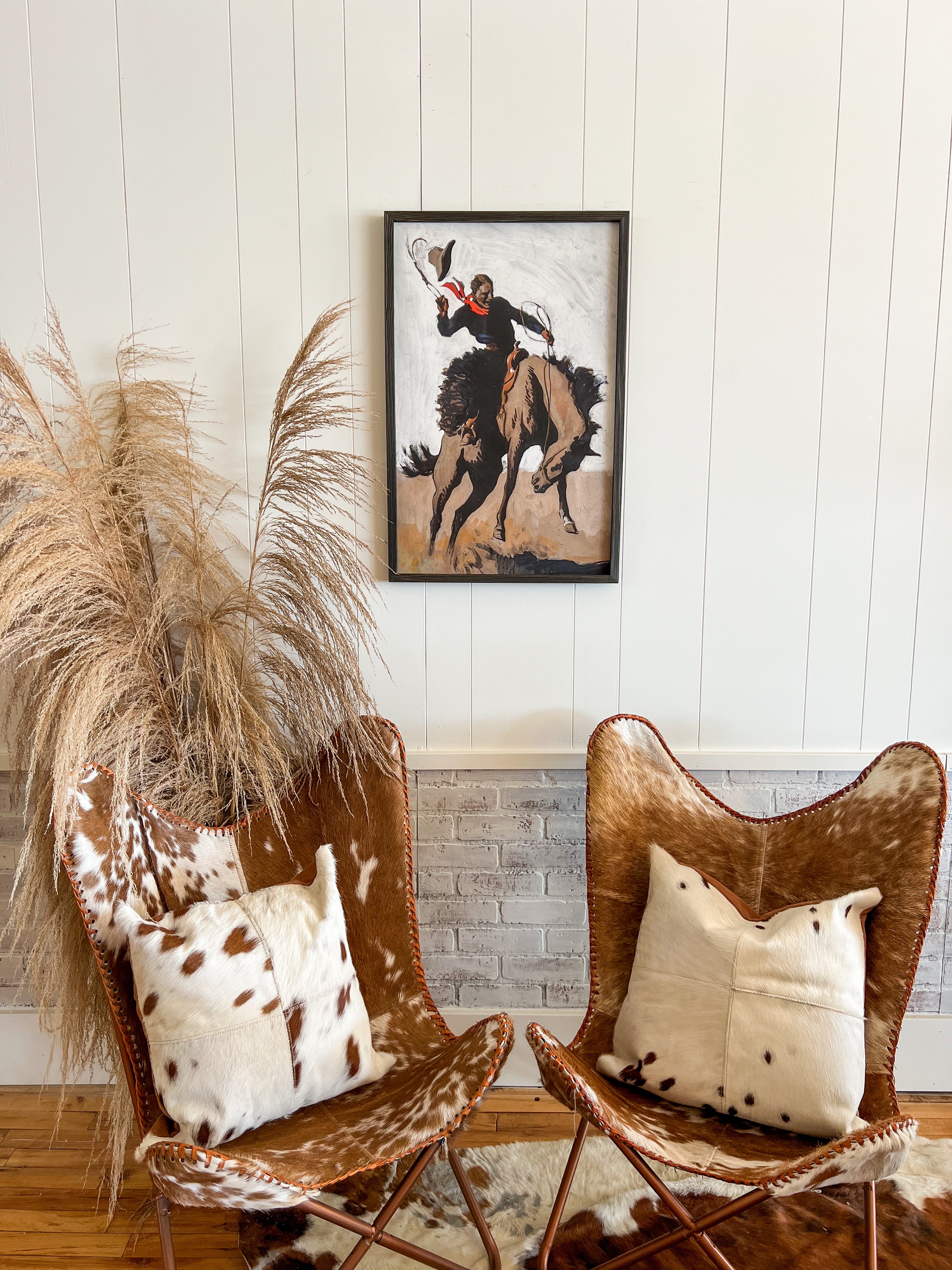 The Dark Days Bucking Cowboys Sign