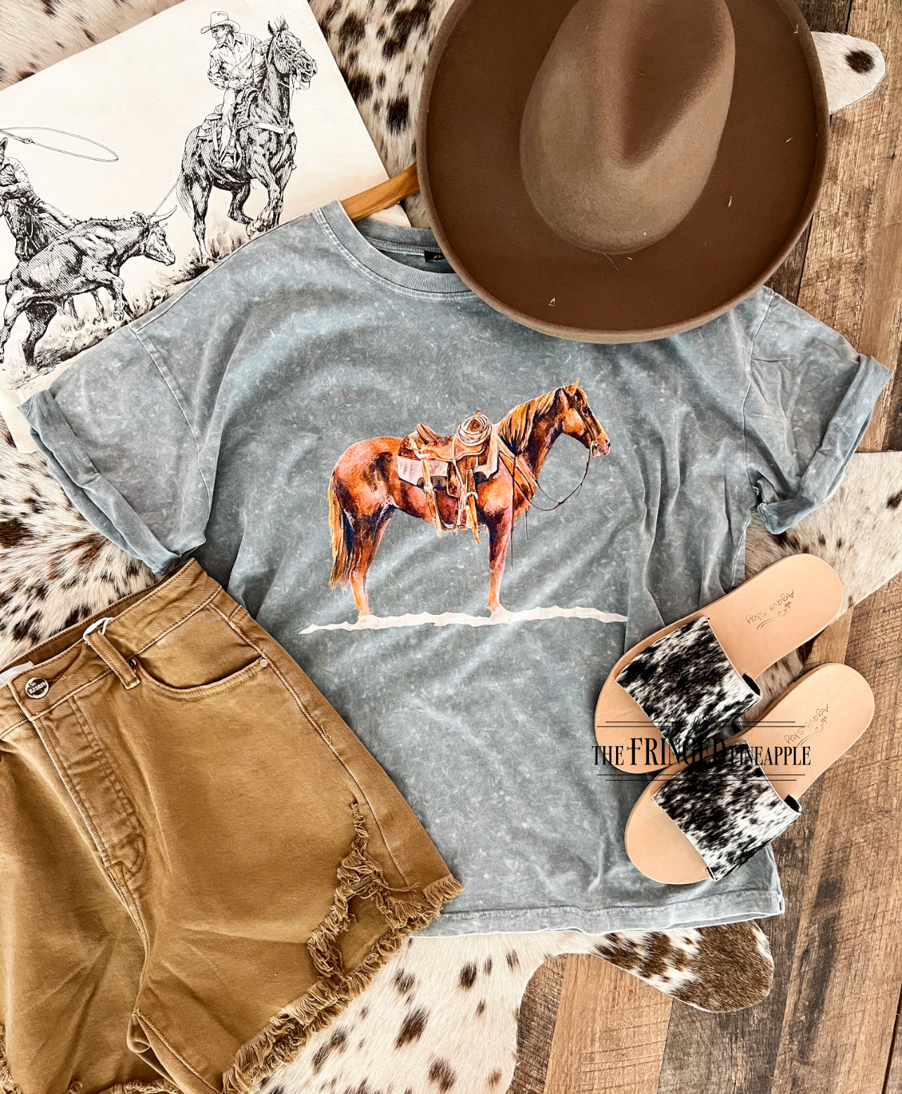 Ole Sorrel Tee(Adult)(Acid Denim Blue)