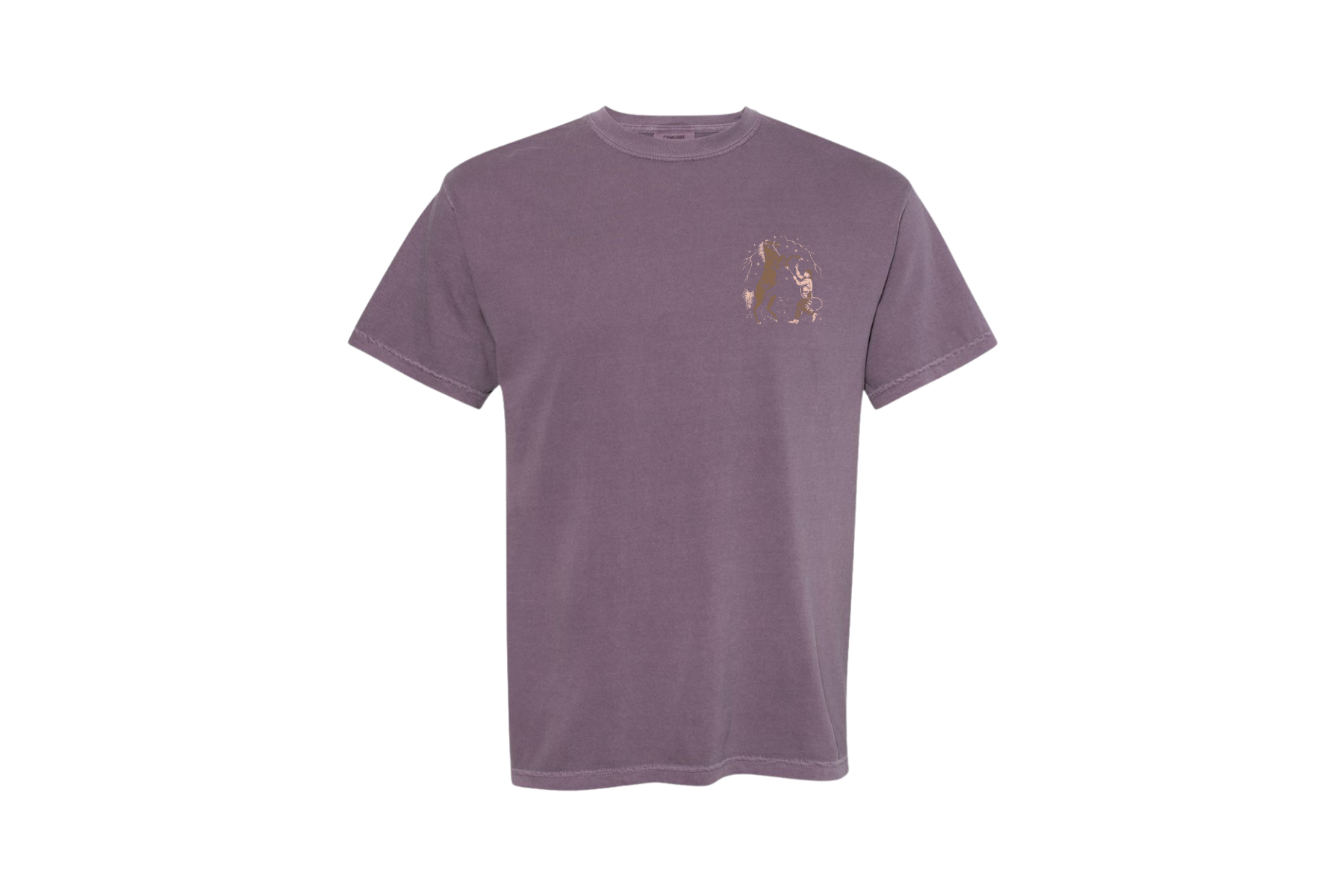’Blessed Are the Peacemakers’ Horse Rearing Tee- Matthew 5:9(Wine)