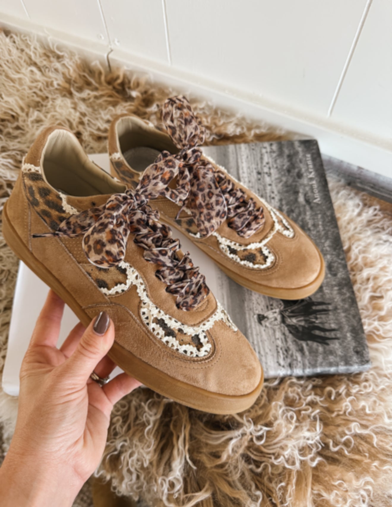 The Leopard Lace Sneaker