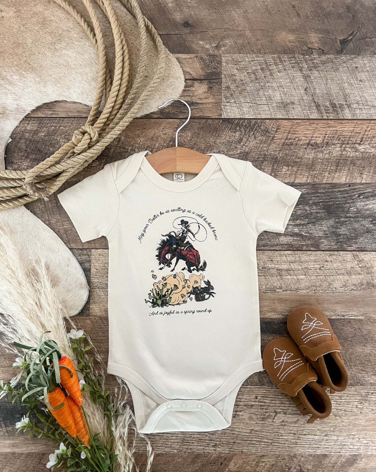 Rascally Rabbit Tee/Onesie(Onesie/Toddler/Youth) (cream)