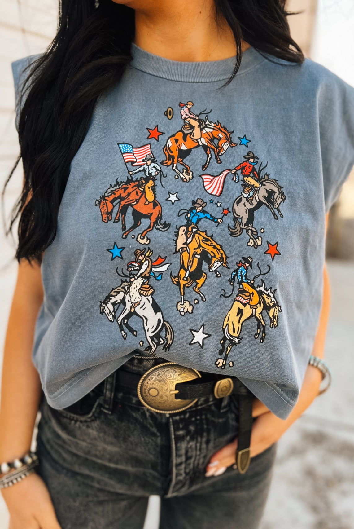Freedom Cowboys Muscle Tank