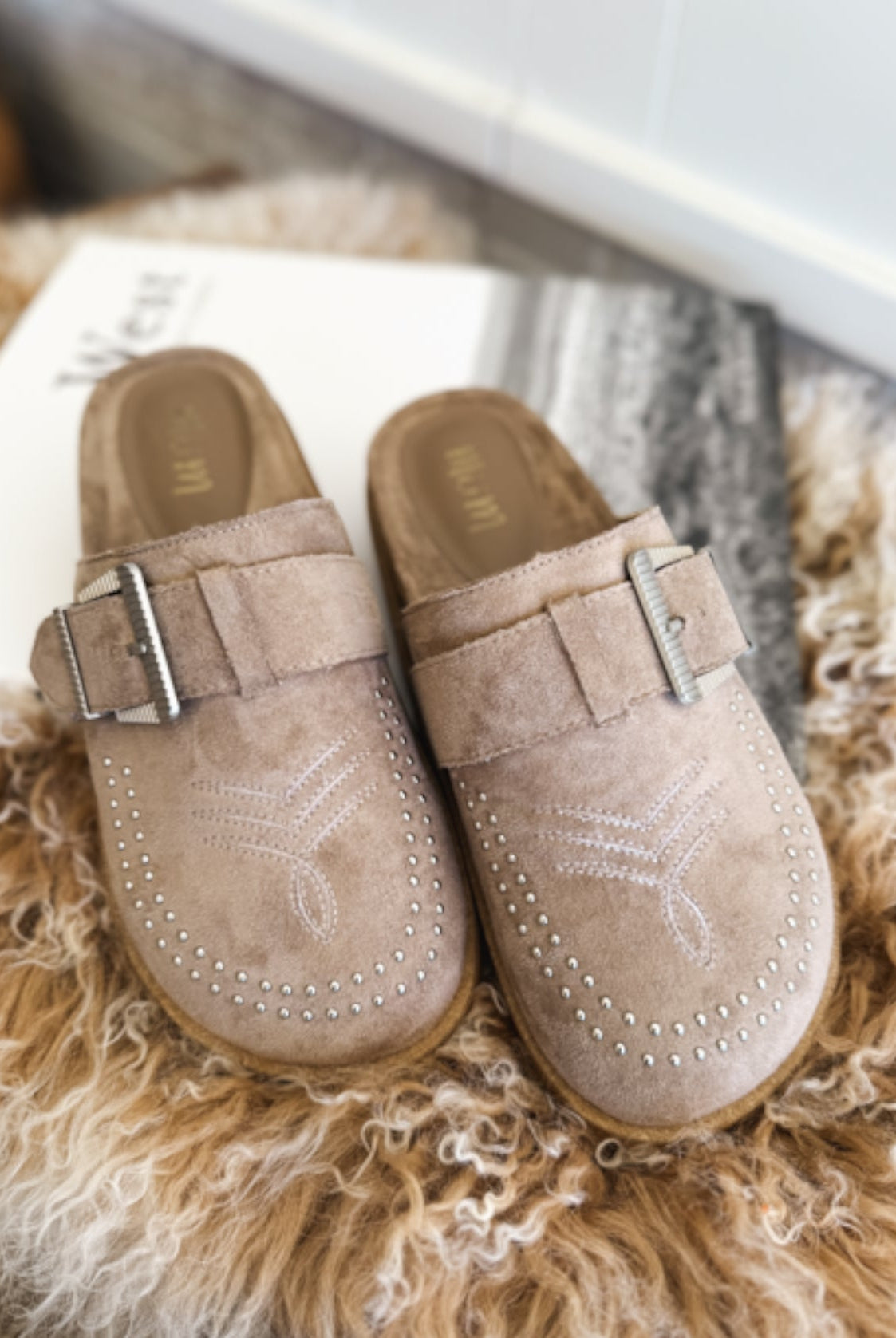 Jolene Clog Mules (Grey)