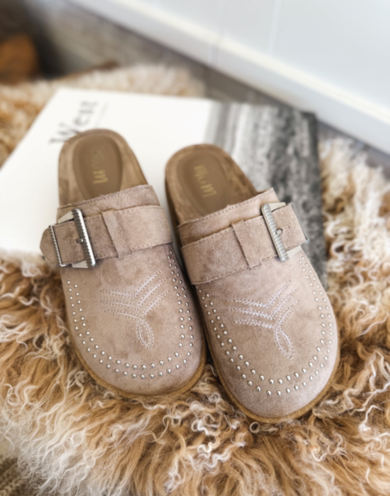 Jolene Clog Mules (Grey)