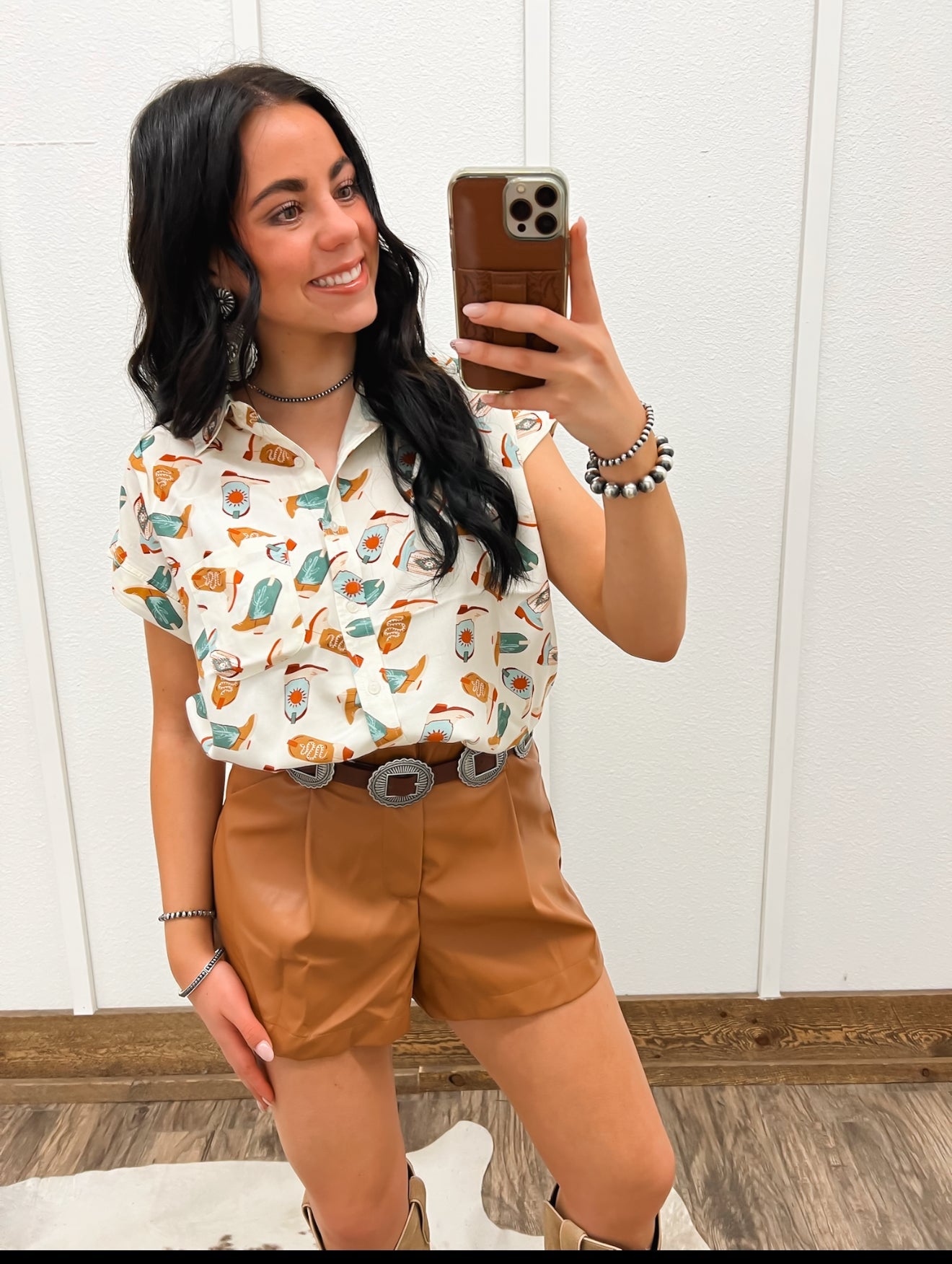 These Boots Button Up Top L Top