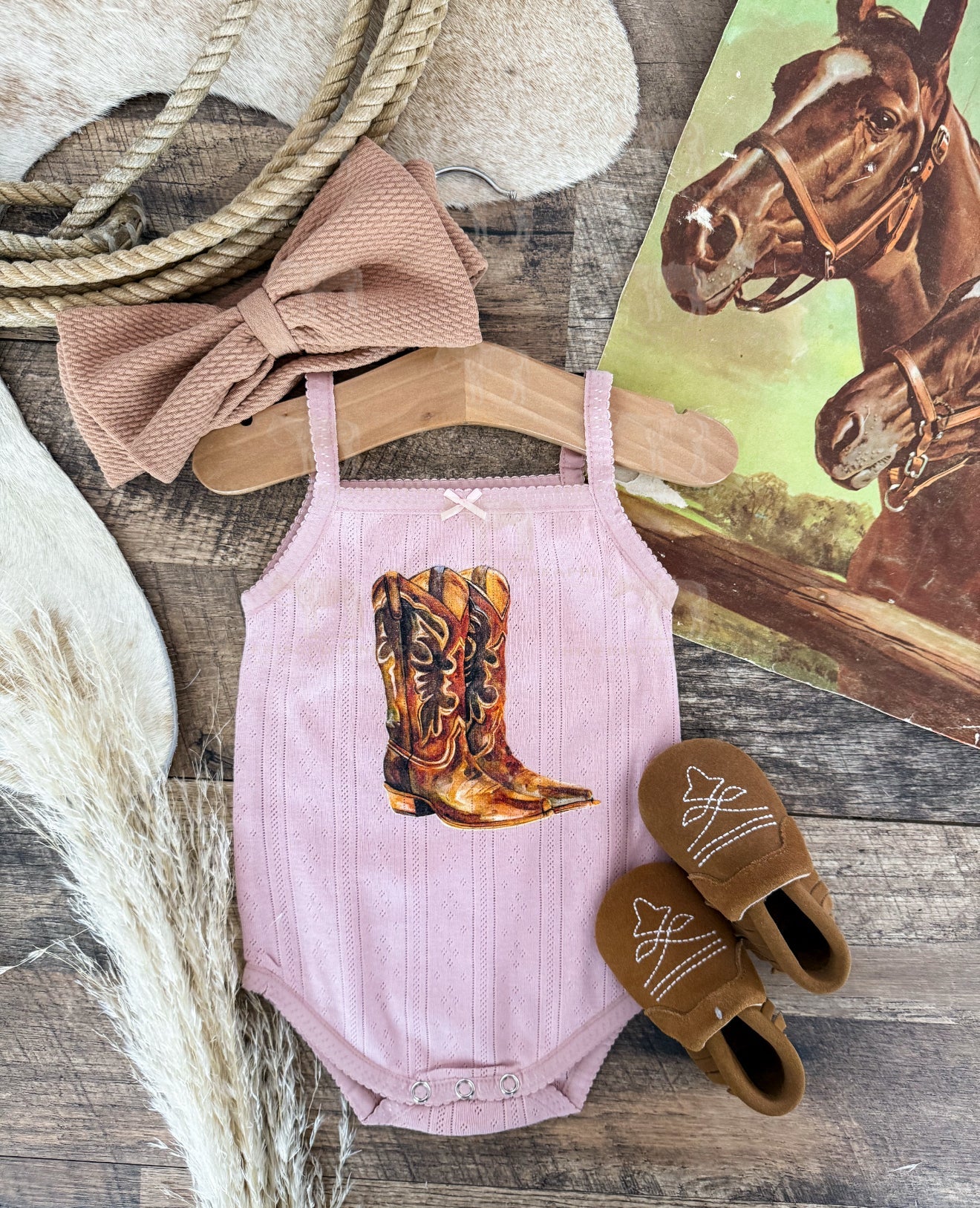 These Boots Pointelle Onesie/Tank (Baby/Toddler)