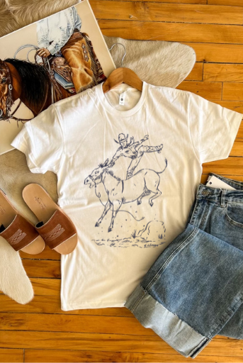Cody Broncy Donkey Sketch Tee