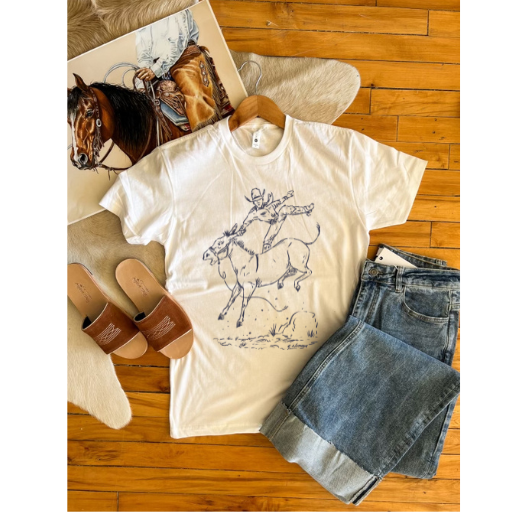 Cody Broncy Donkey Sketch Tee