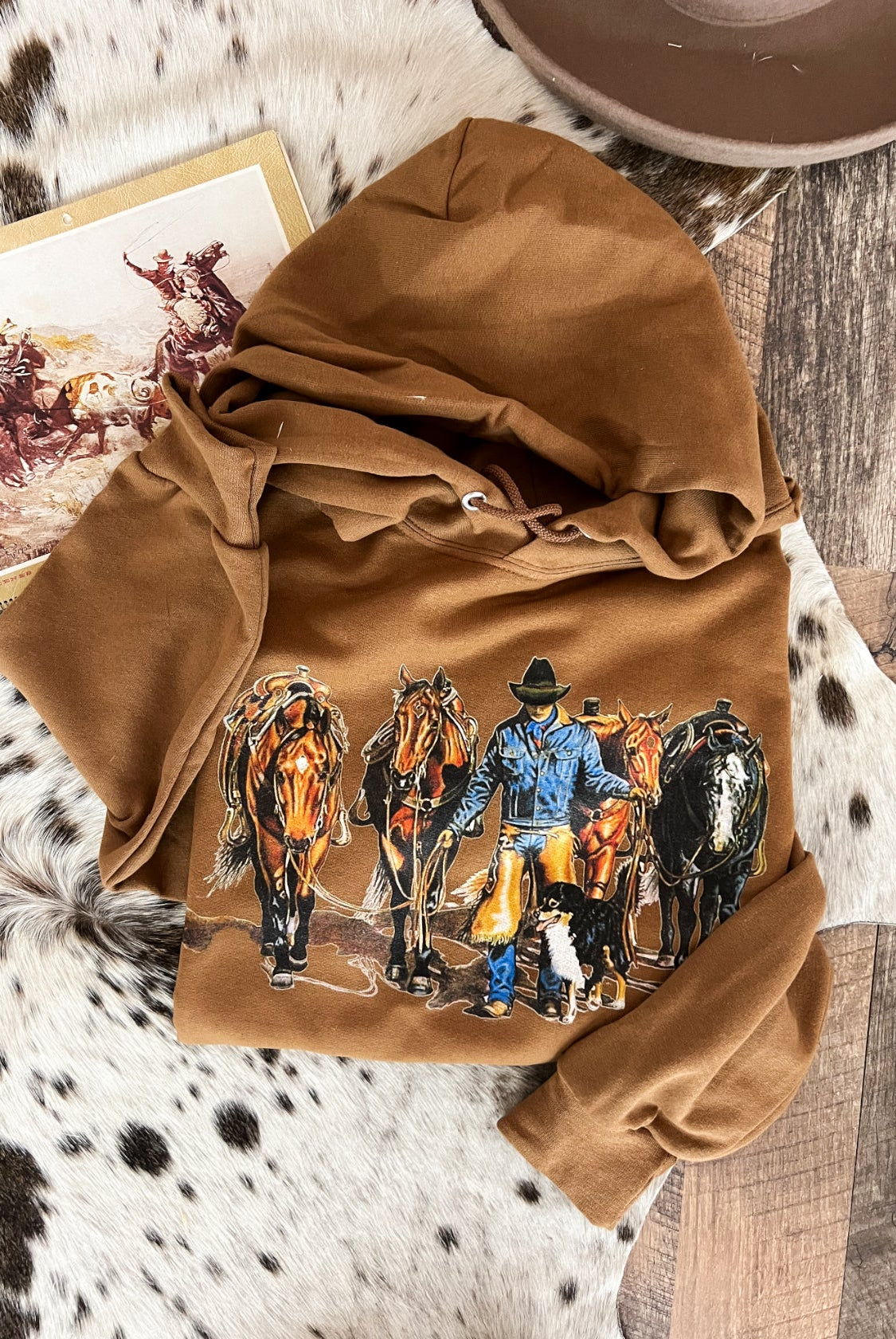 Leader of the Pack Hoodie (Adult)(Cognac)