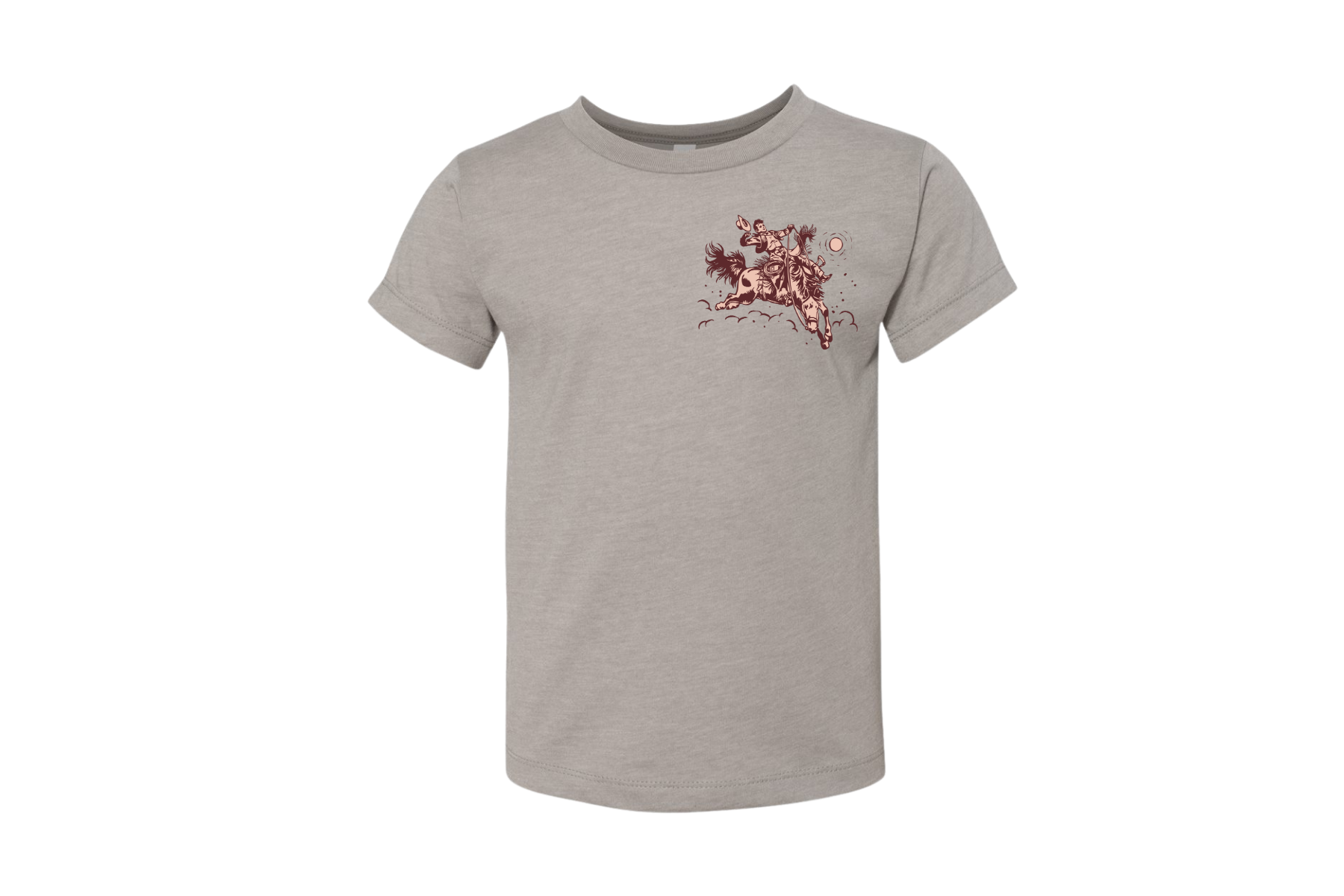 ’Fear Not’ Kids Bronc Rider Tee-Isaiah 41:10(Stone)