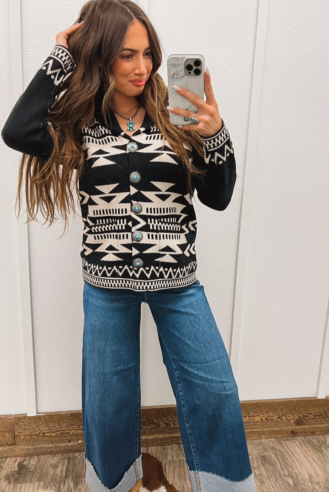 The Jackson hole Aztec cardigan
