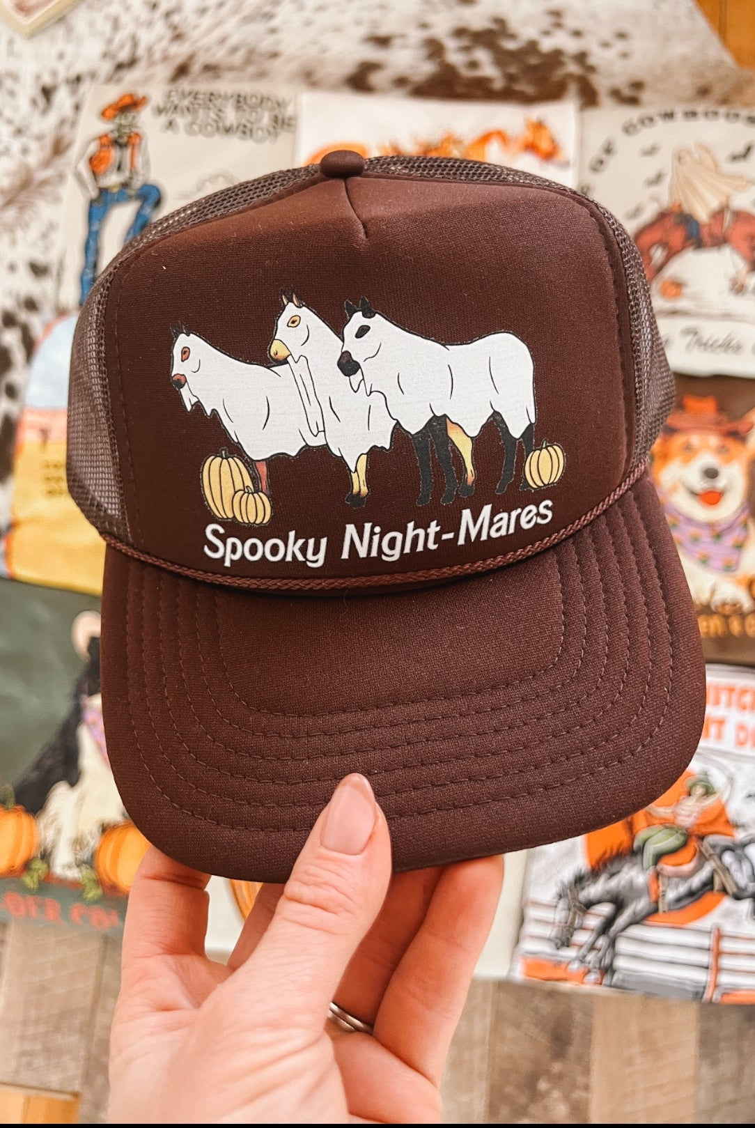 Spookie Night Mares Trucker Hat (Adult)