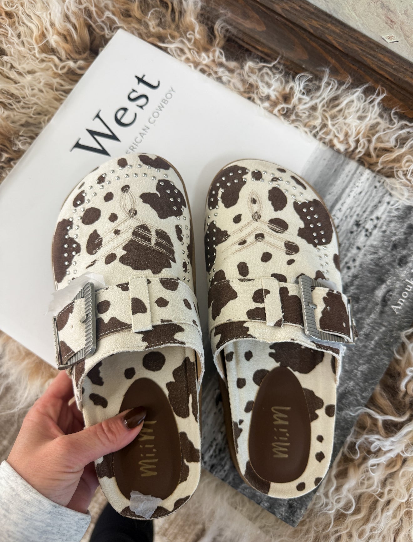 Jolene Clog Mules (Brown Cow)