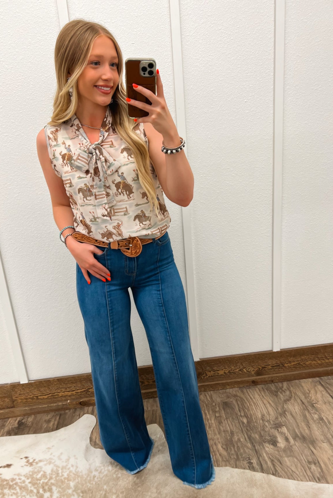 Ole’ West Cowboys Front Tie Tank