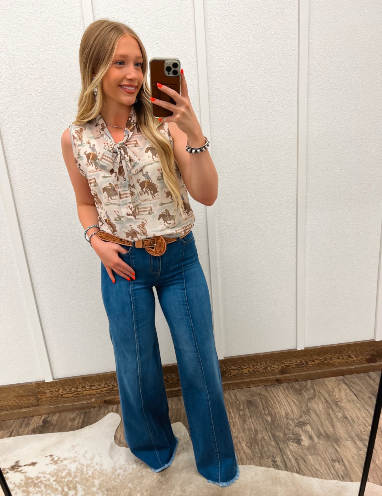 Ole’ West Cowboys Front Tie Tank