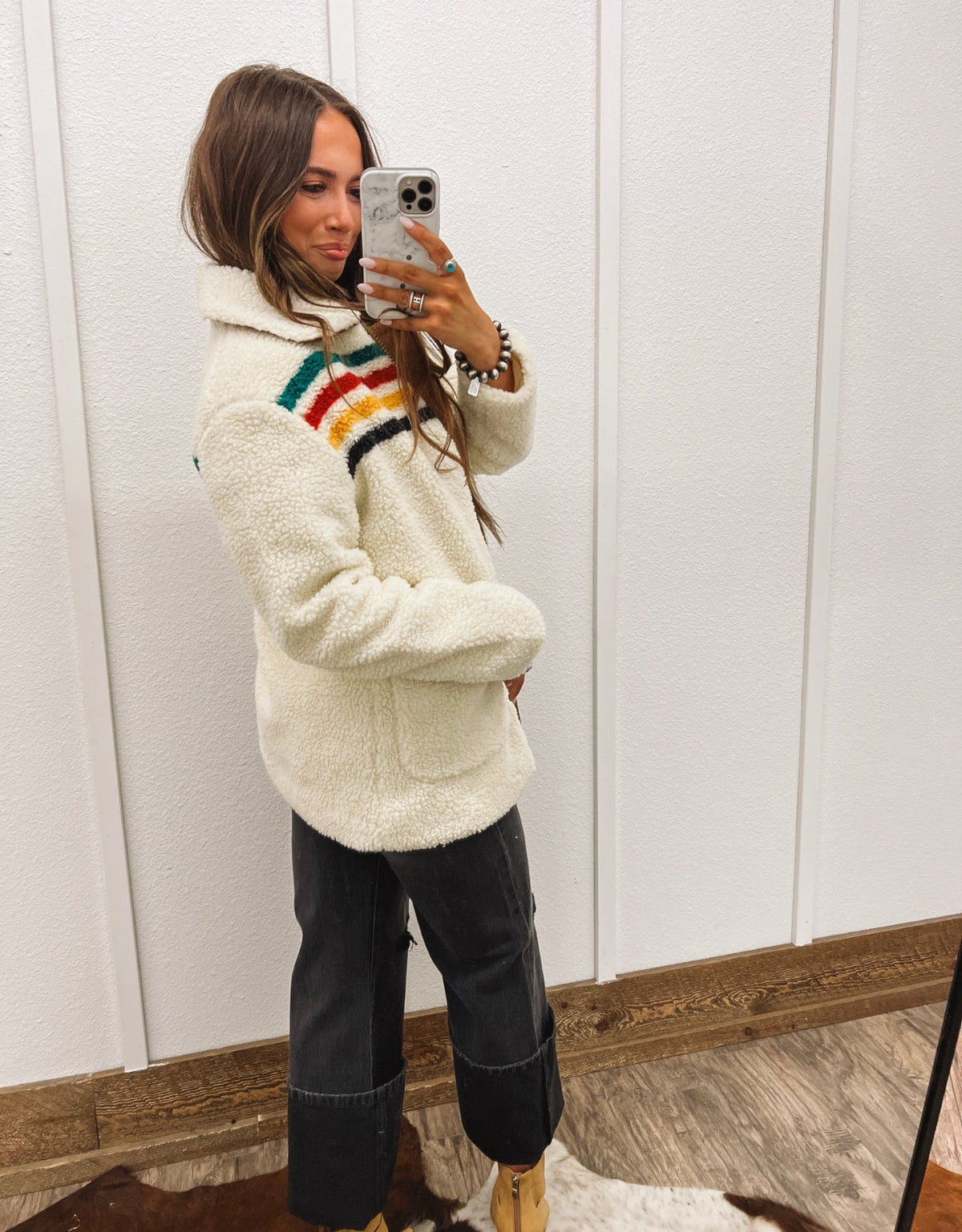 Pendleton Galcier Jacket(ivory)
