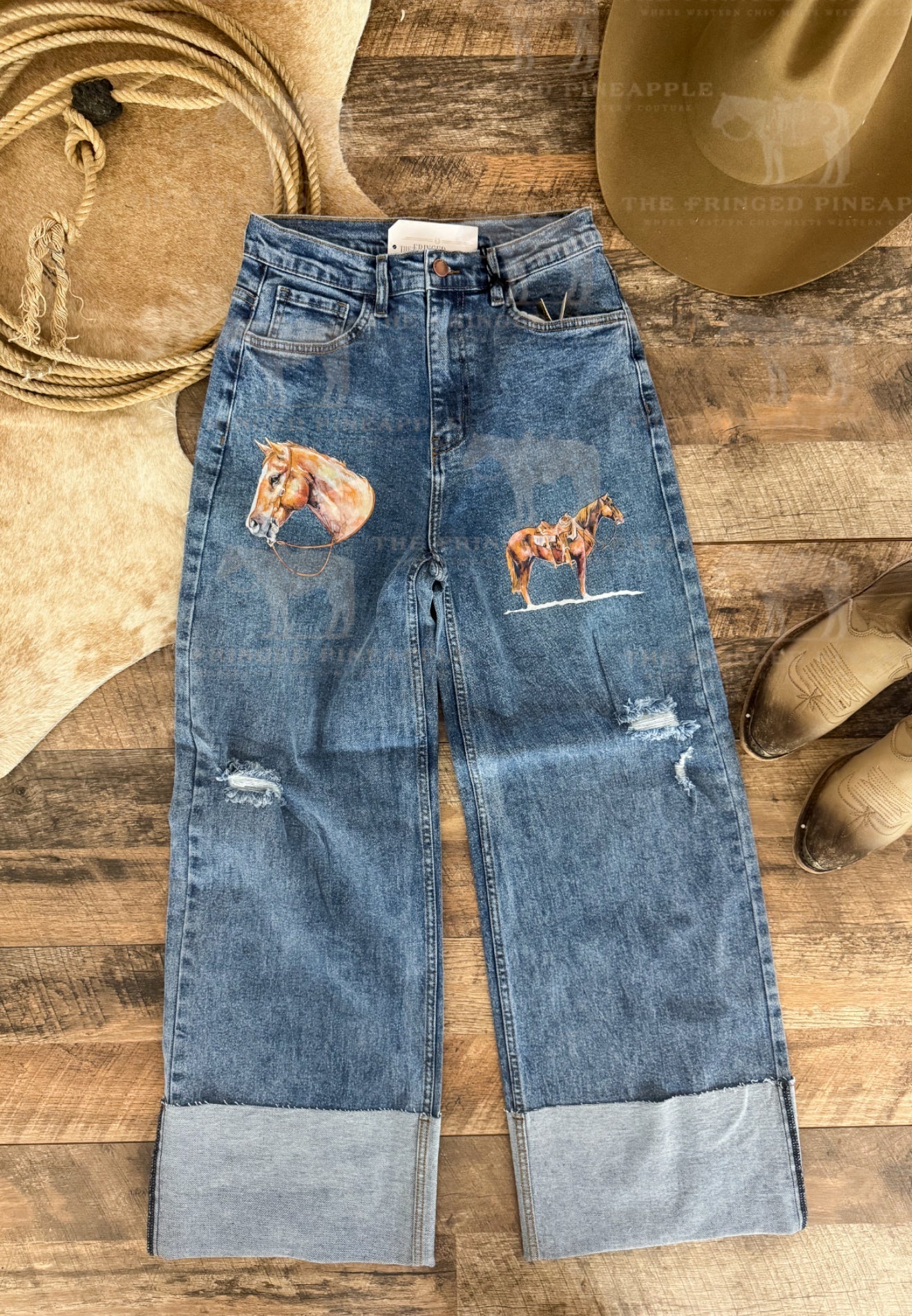 Horse Denim 1-Piece Bundle Wide Leg Kit