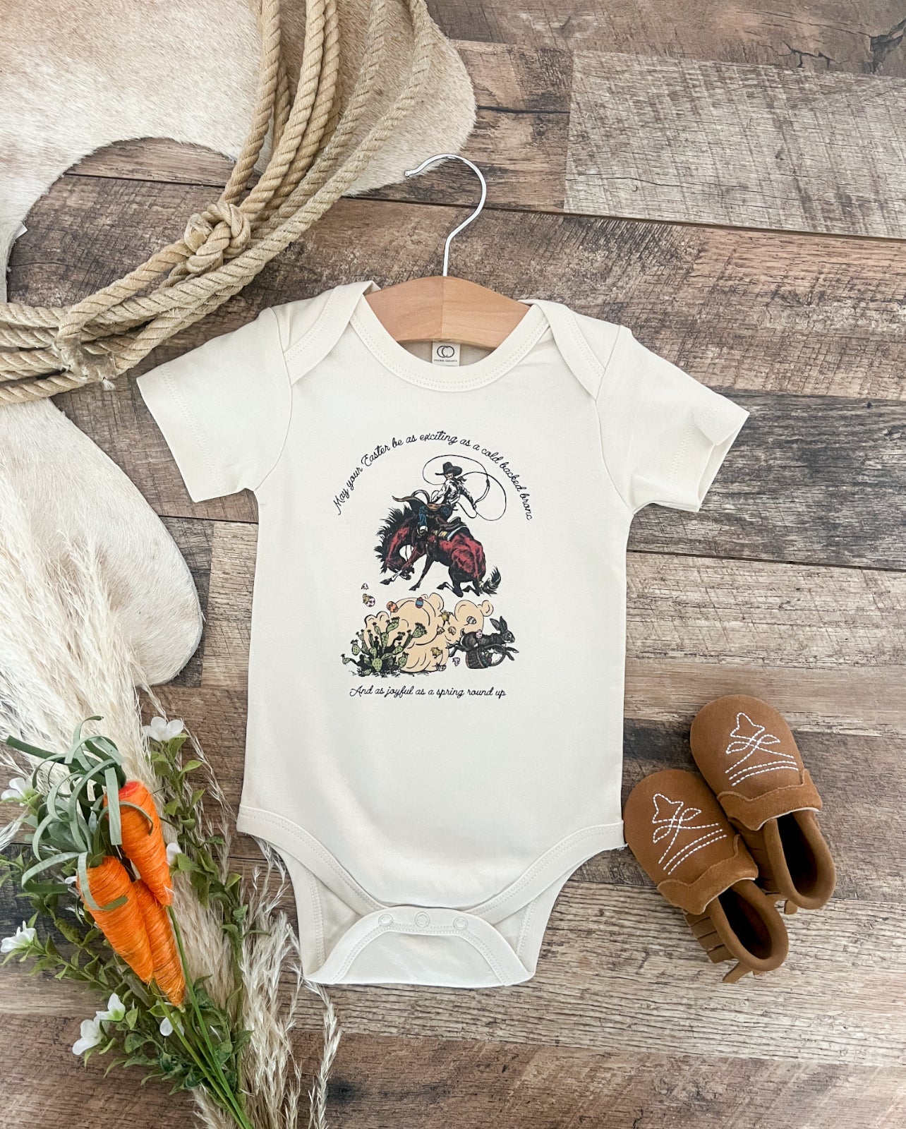Rascally Rabbit Tee/Onesie(Onesie/Toddler/Youth) (cream)