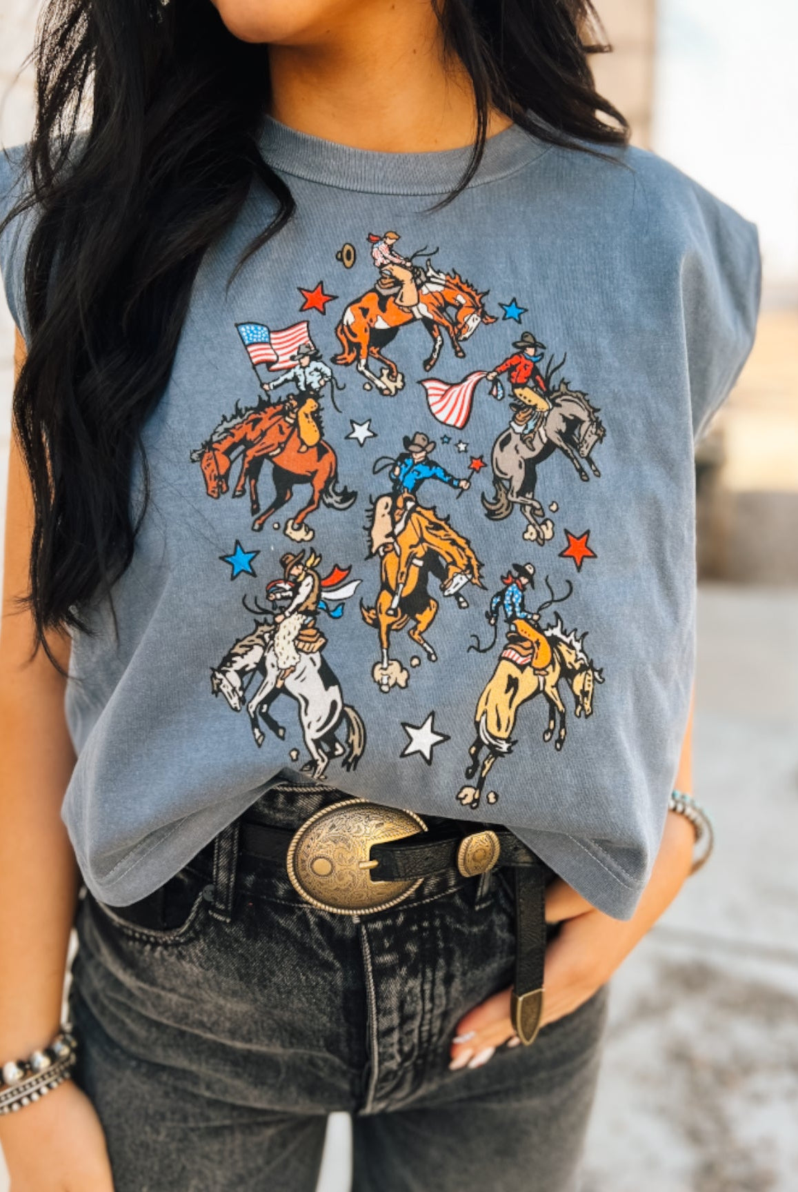 Freedom Cowboys Muscle Tank