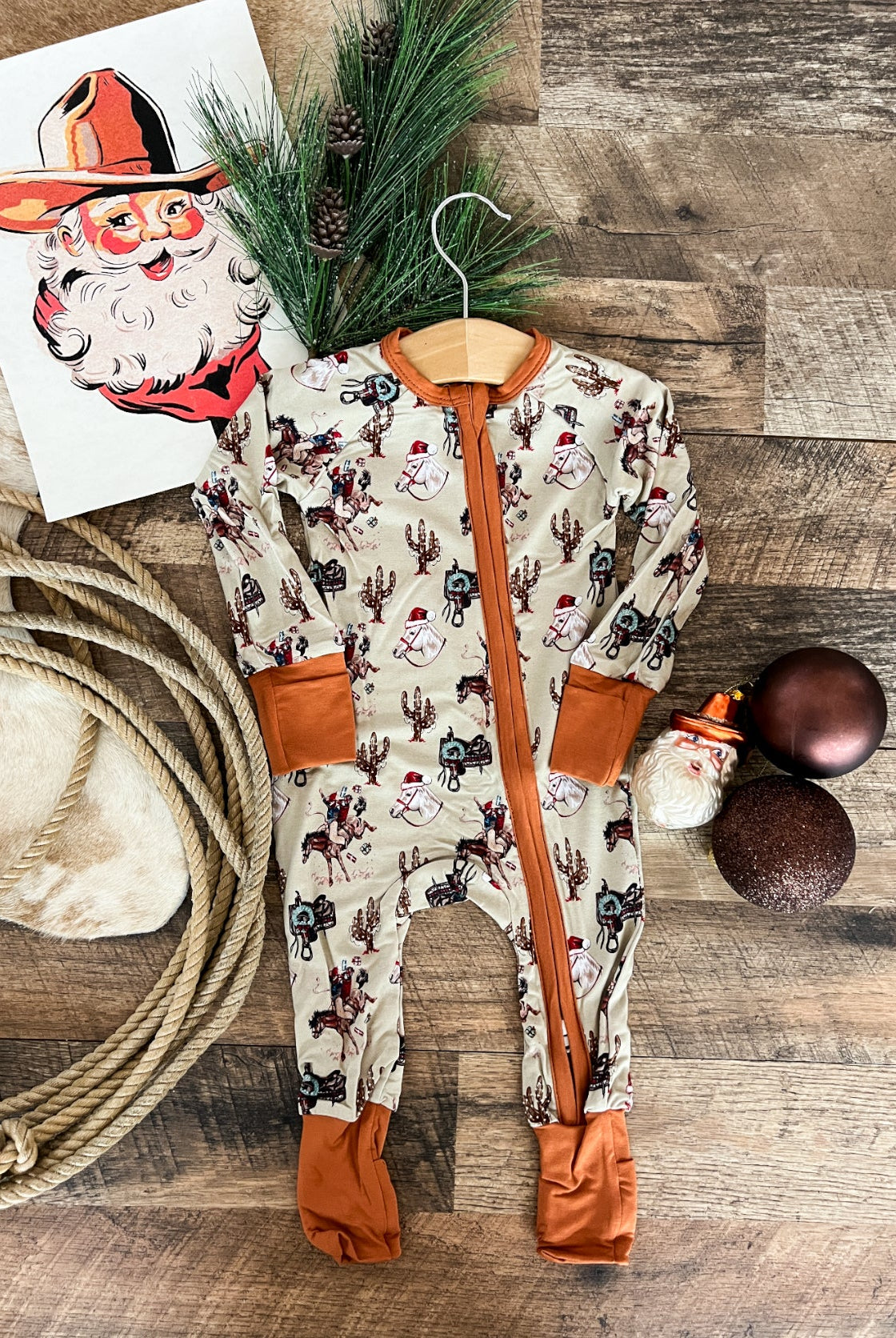 Broncin’ Christmas Pajamas (Baby/Toddler/Youth)