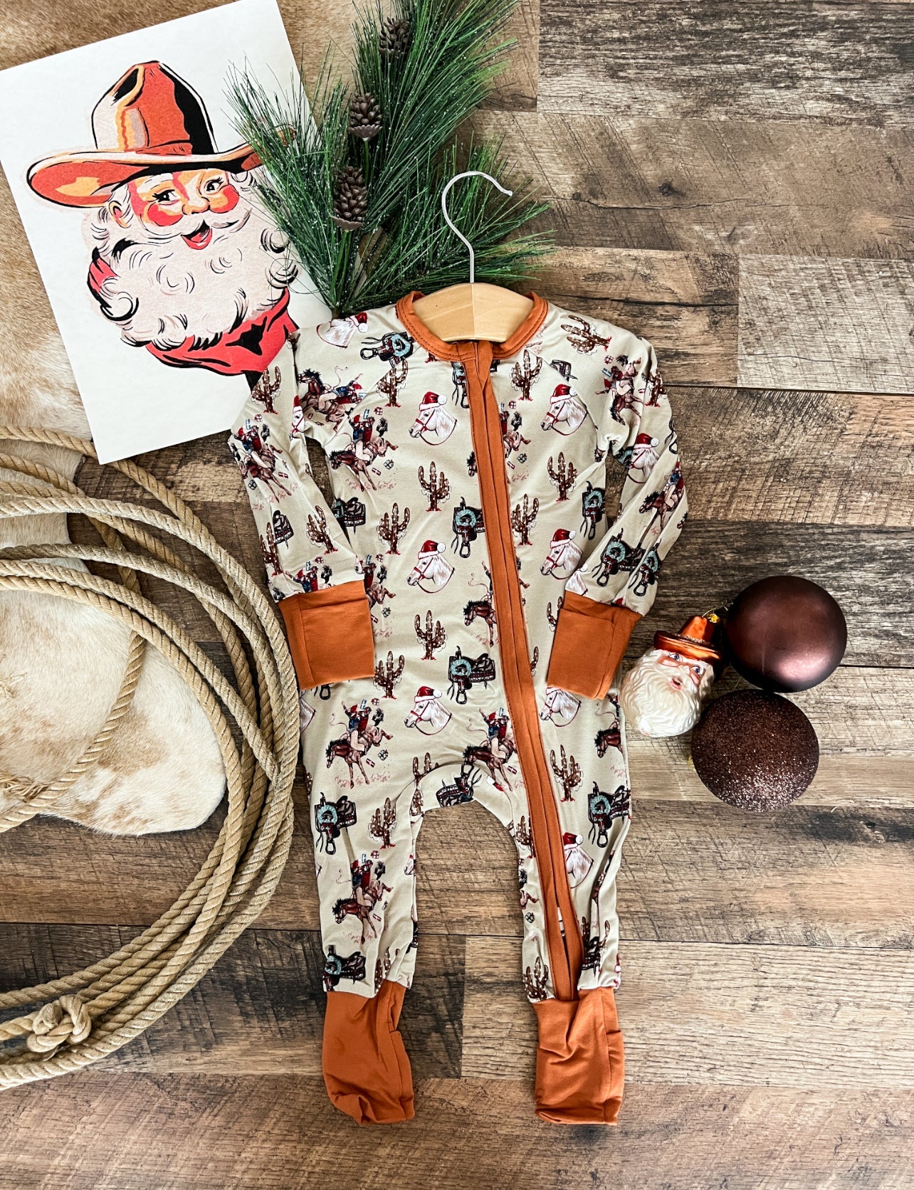 Broncin’ Christmas Pajamas (Baby/Toddler/Youth)