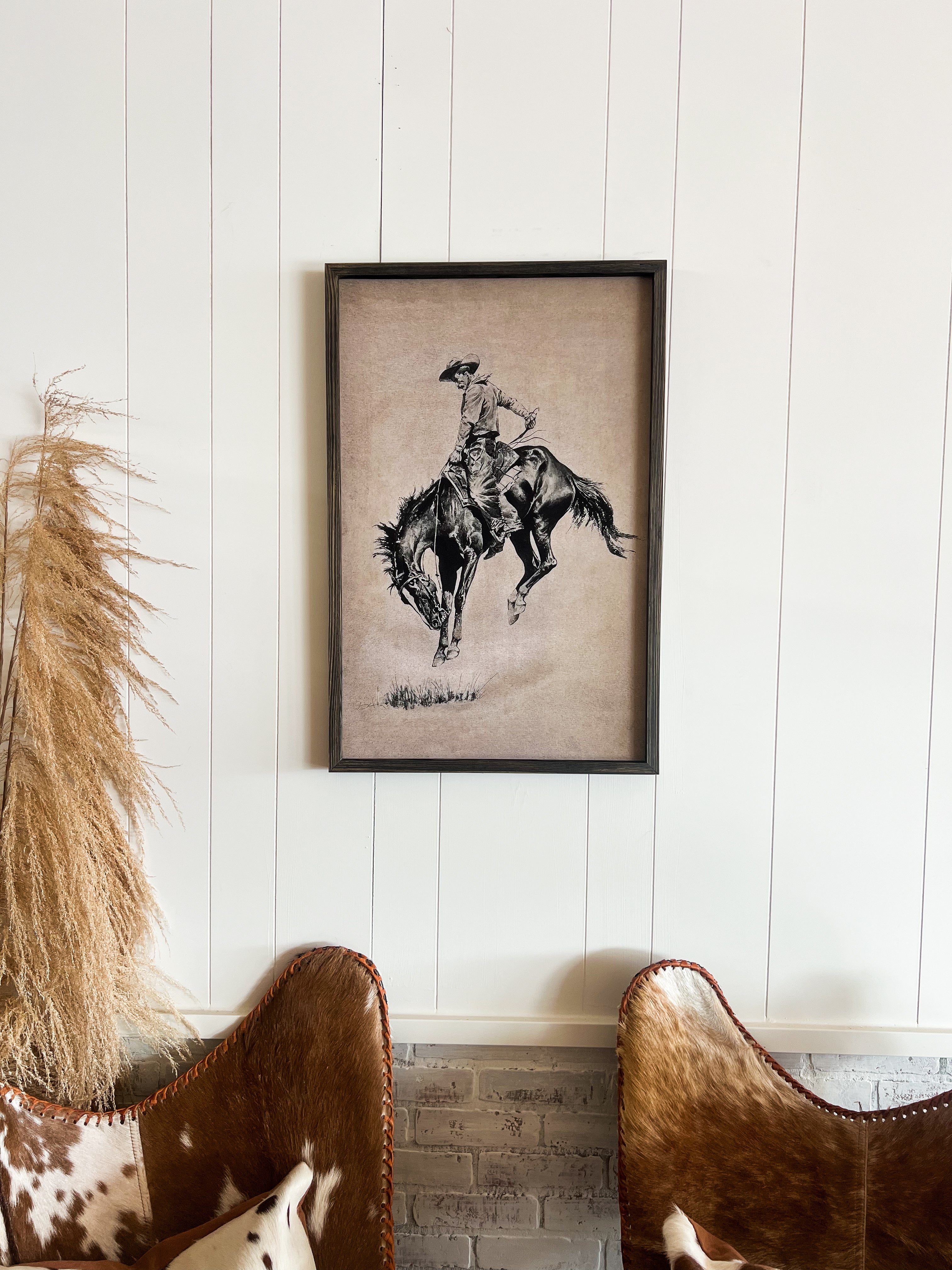 Ride Em’ Rustic Cowboy Sign (see description on website for extra cost)