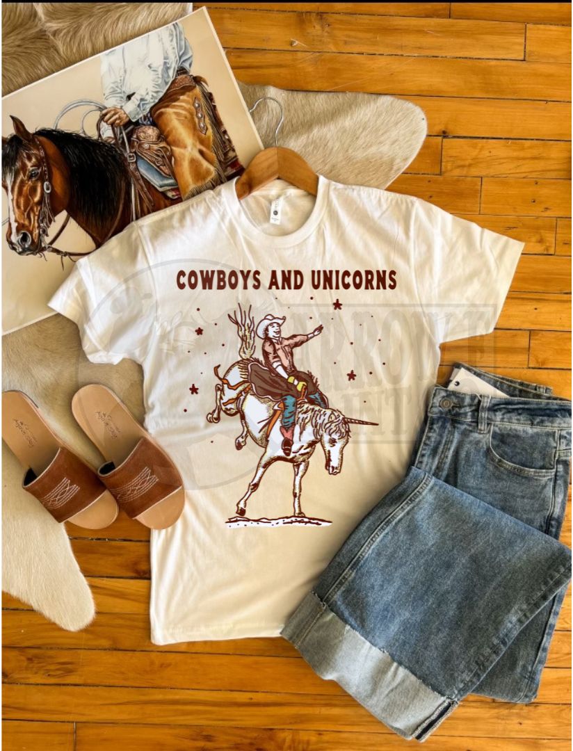 Cowboys & Unicorns Tee