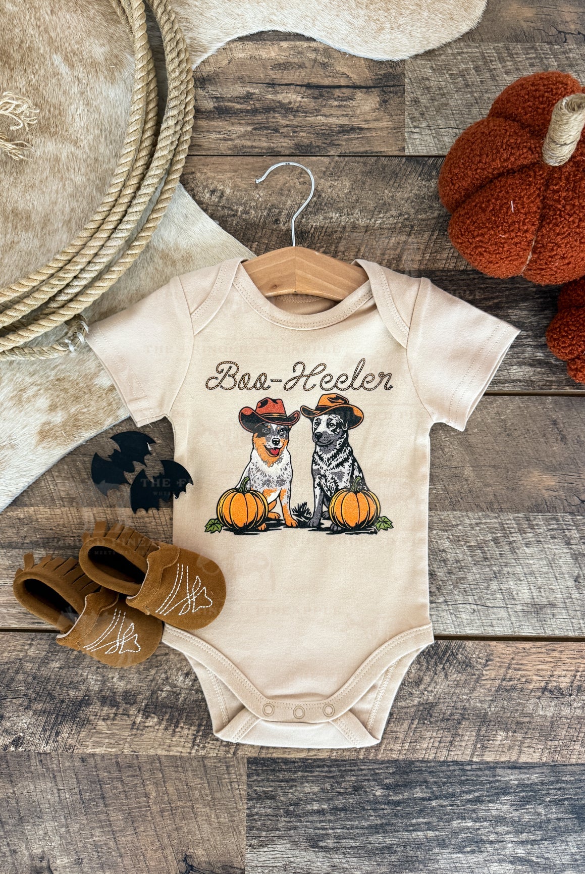 Boo-Heeler Halloween – Infant Toddler & Youth (Cream)
