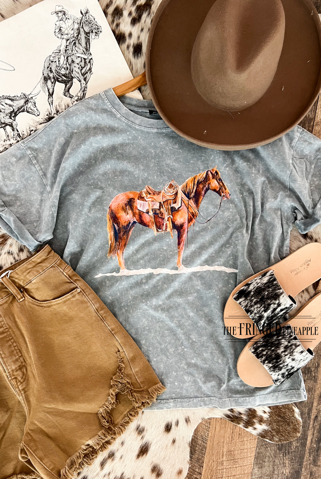 Ole Sorrel Tee(Adult)(Acid Denim Blue)