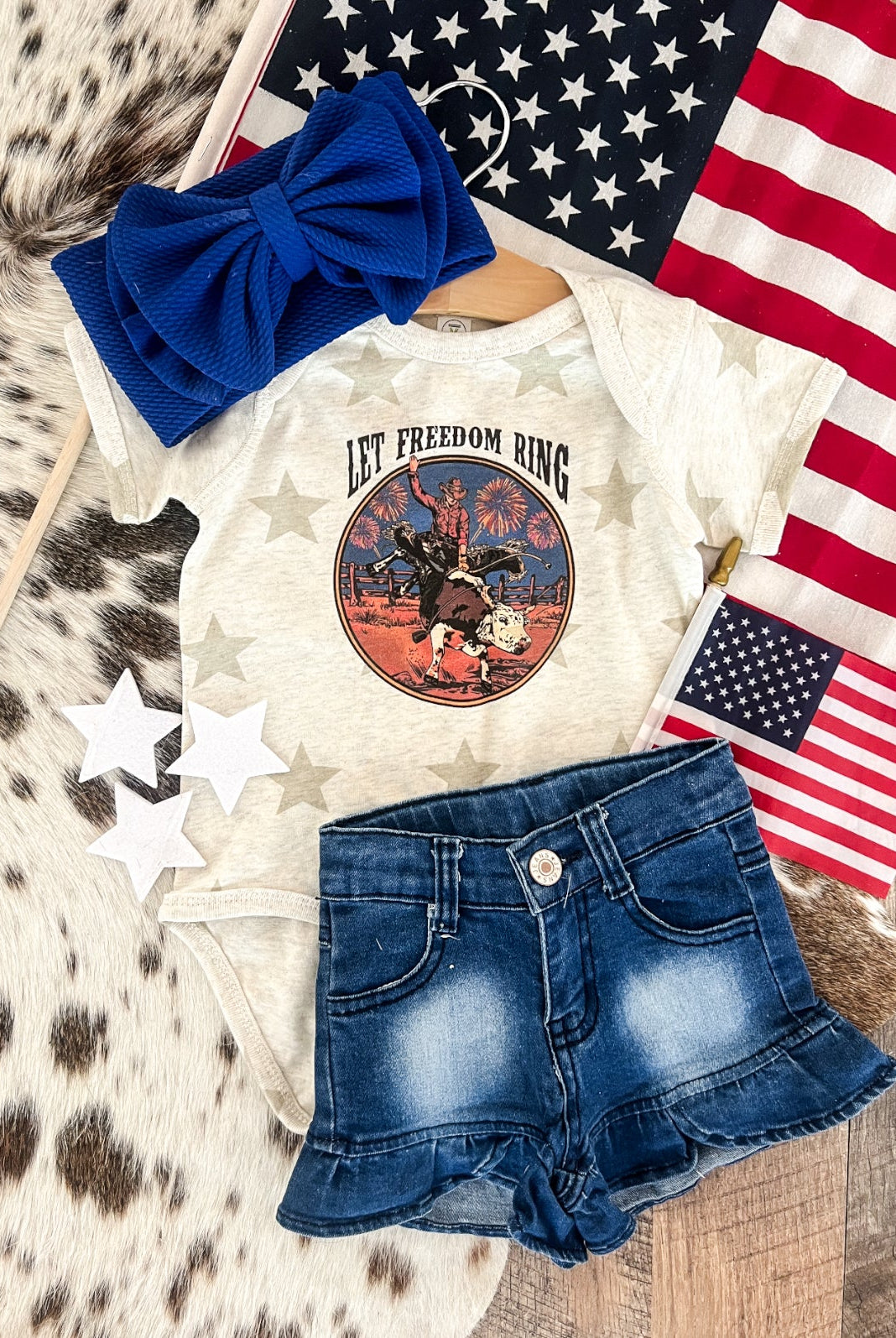 Bullrider Wild And Free Cream Stars(Infant/Toddler)
