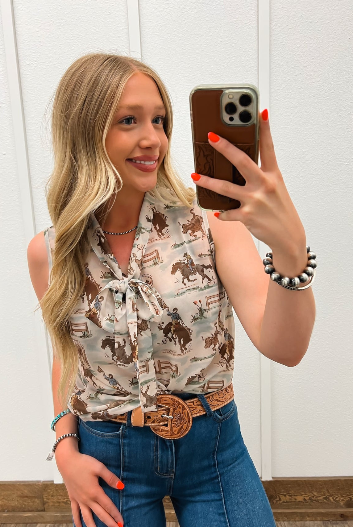 Ole’ West Cowboys Front Tie Tank