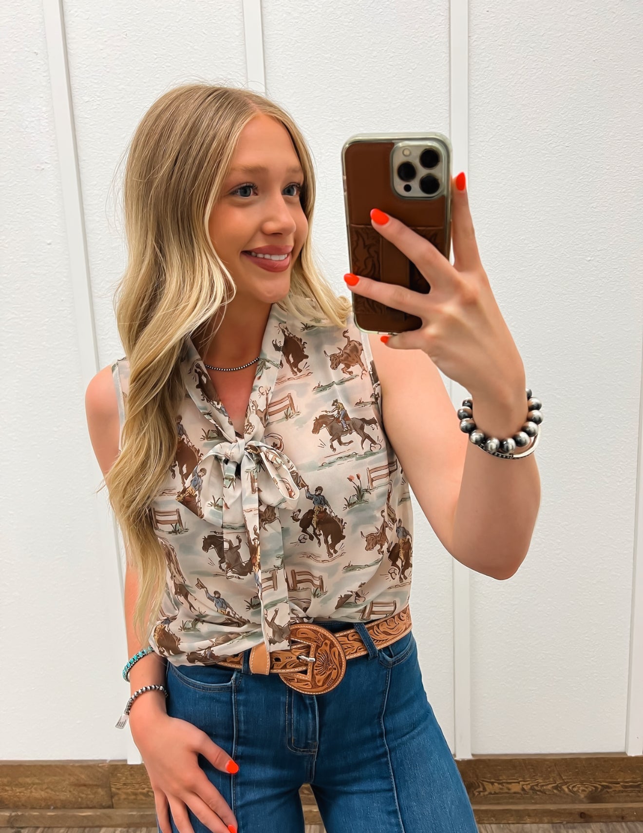 Ole’ West Cowboys Front Tie Tank