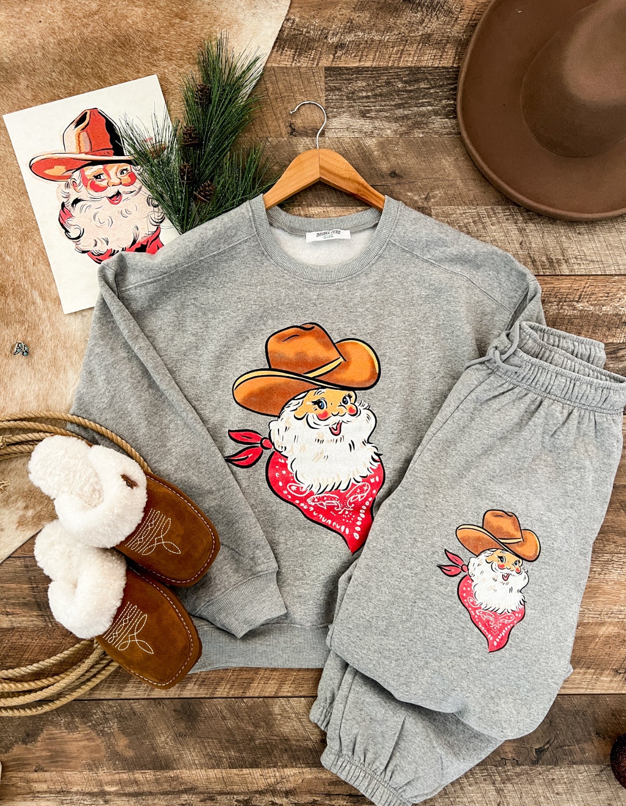 Cattleman Christmas Santa Set(sport grey)