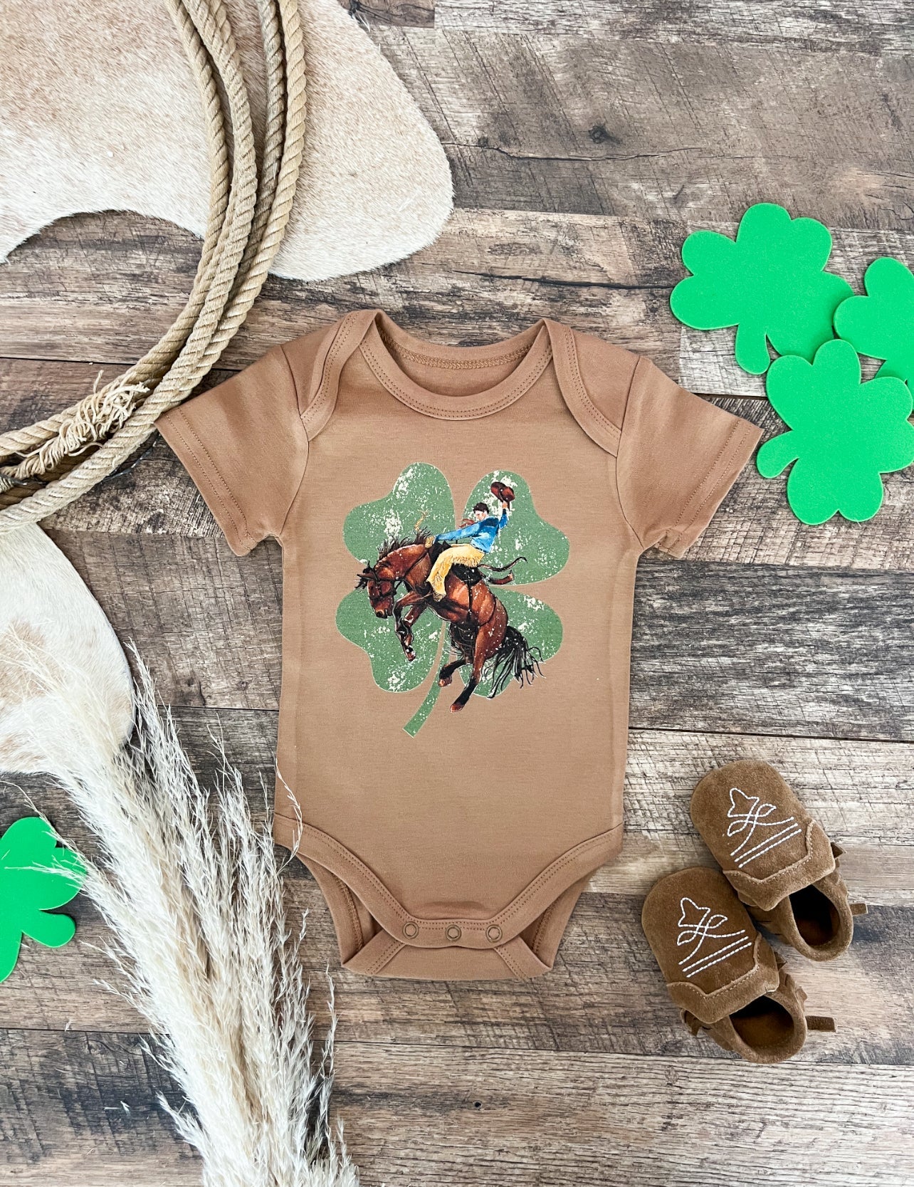 Clover Cowboy Onesie/Tee(infant/toddler/youth)