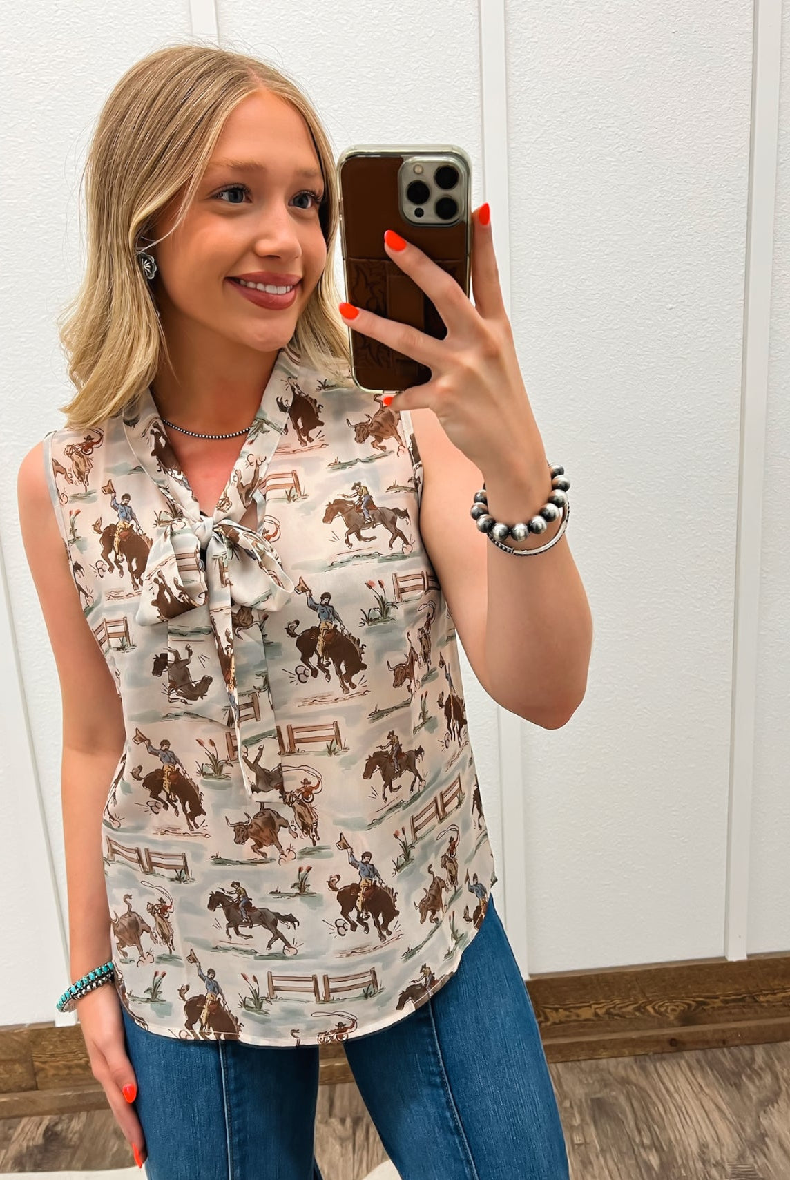 Ole’ West Cowboys Front Tie Tank